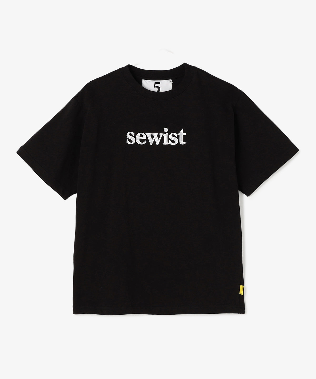 Lunch T-shirts sewist刺繍 BLACK