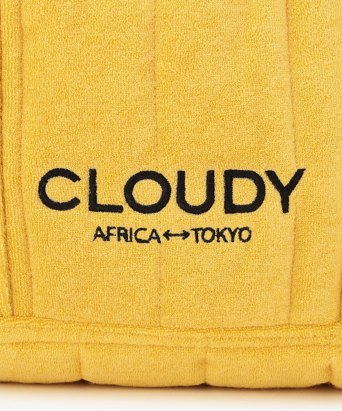 リバーシブルパイルバッグ YELLOW