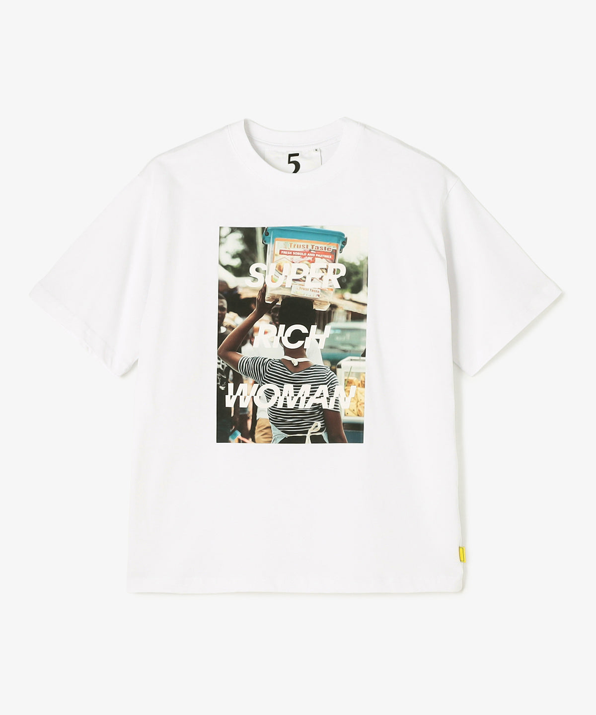 Lunch T-shirts SUPER RICH WOMAN WHITE