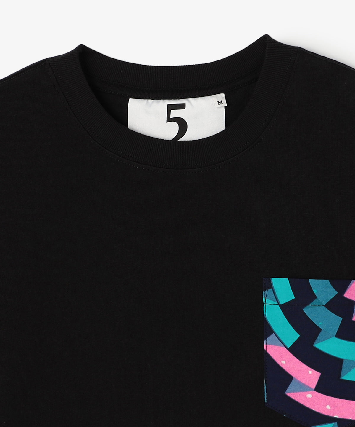 ポケットTシャツ 466 BLACK