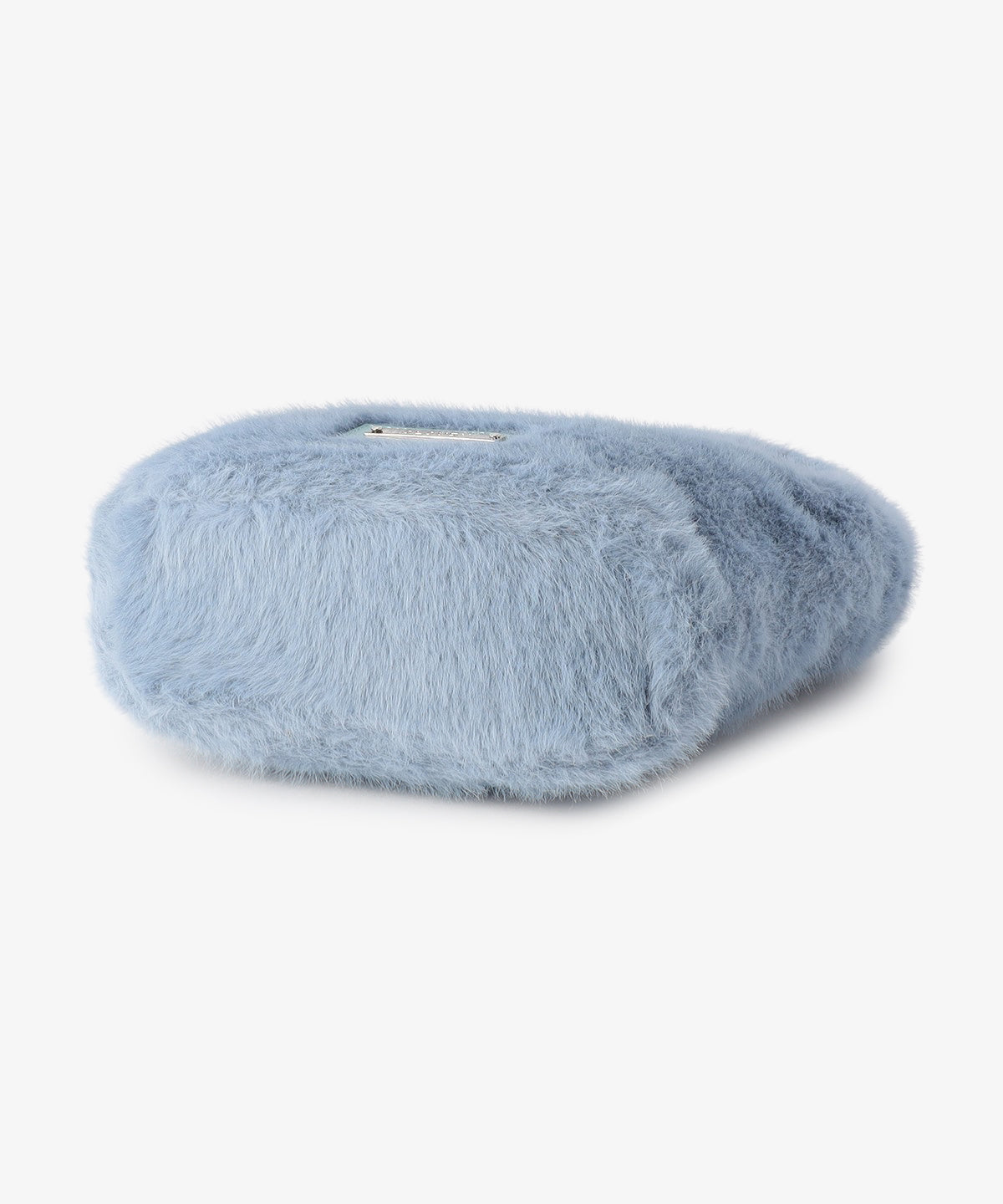 ラウンドハンドルファーバッグ SAX