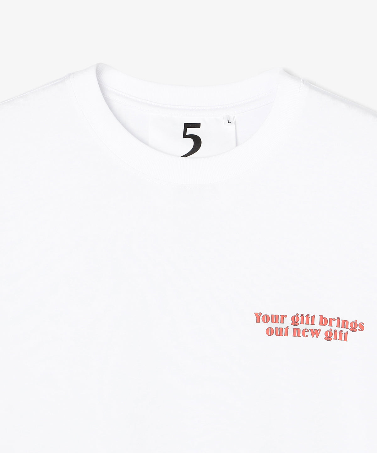 Lunch T-shirts GIFT MEET GIFT WHITE