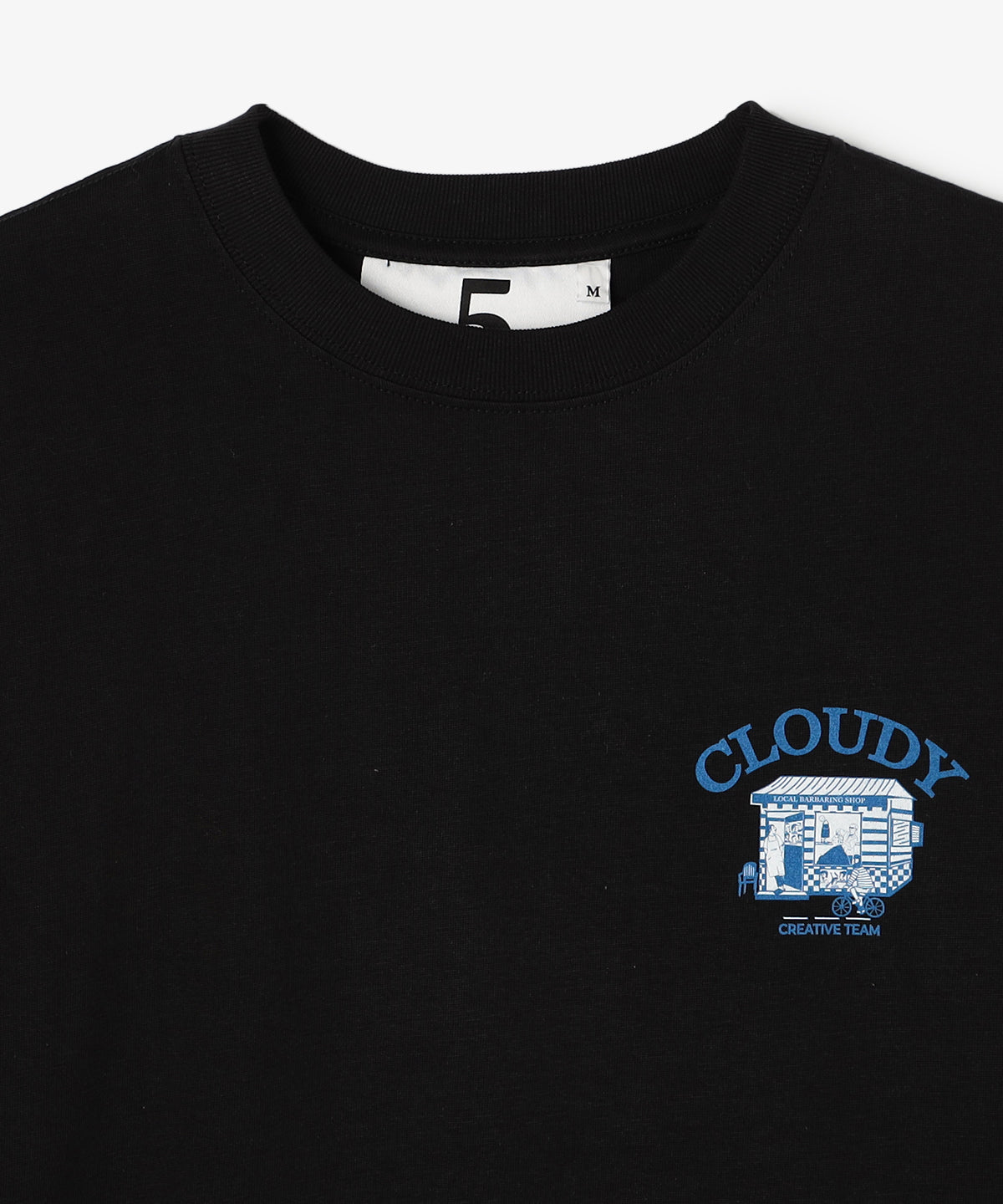 Lunch T-shirt BARBER BLACK