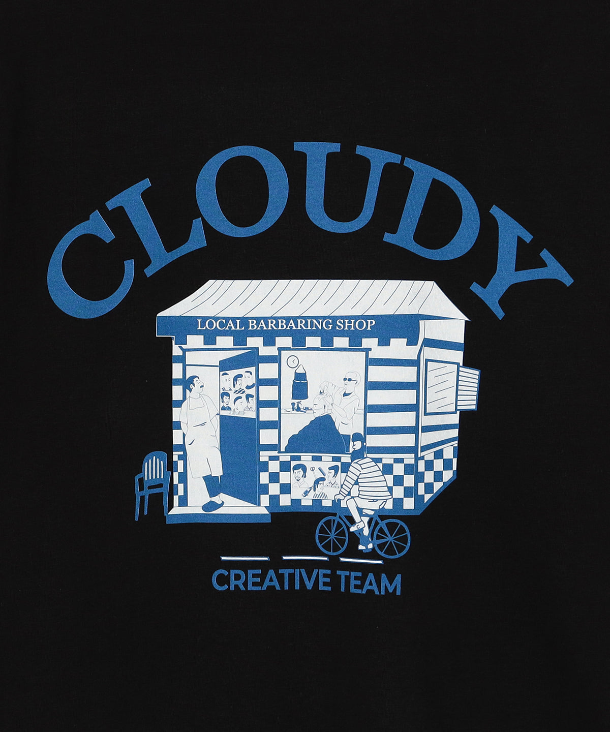 Lunch T-shirt BARBER BLACK