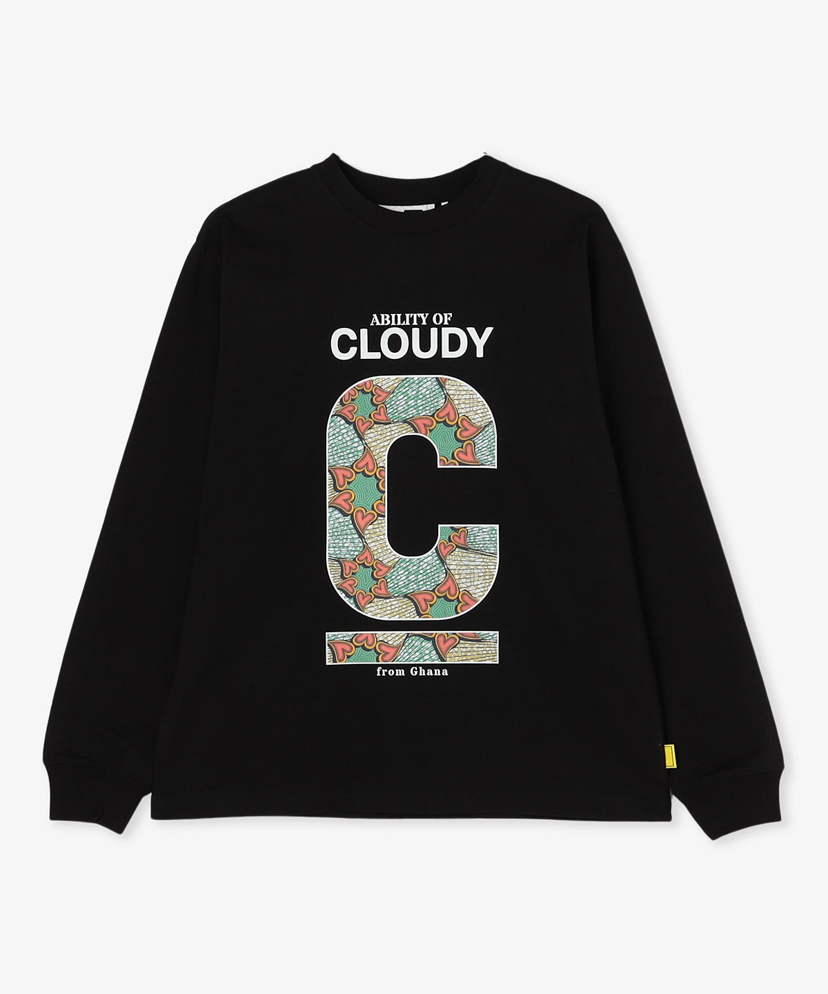Long Sleeve T-Shirts Ability of CLOUDY BLACK