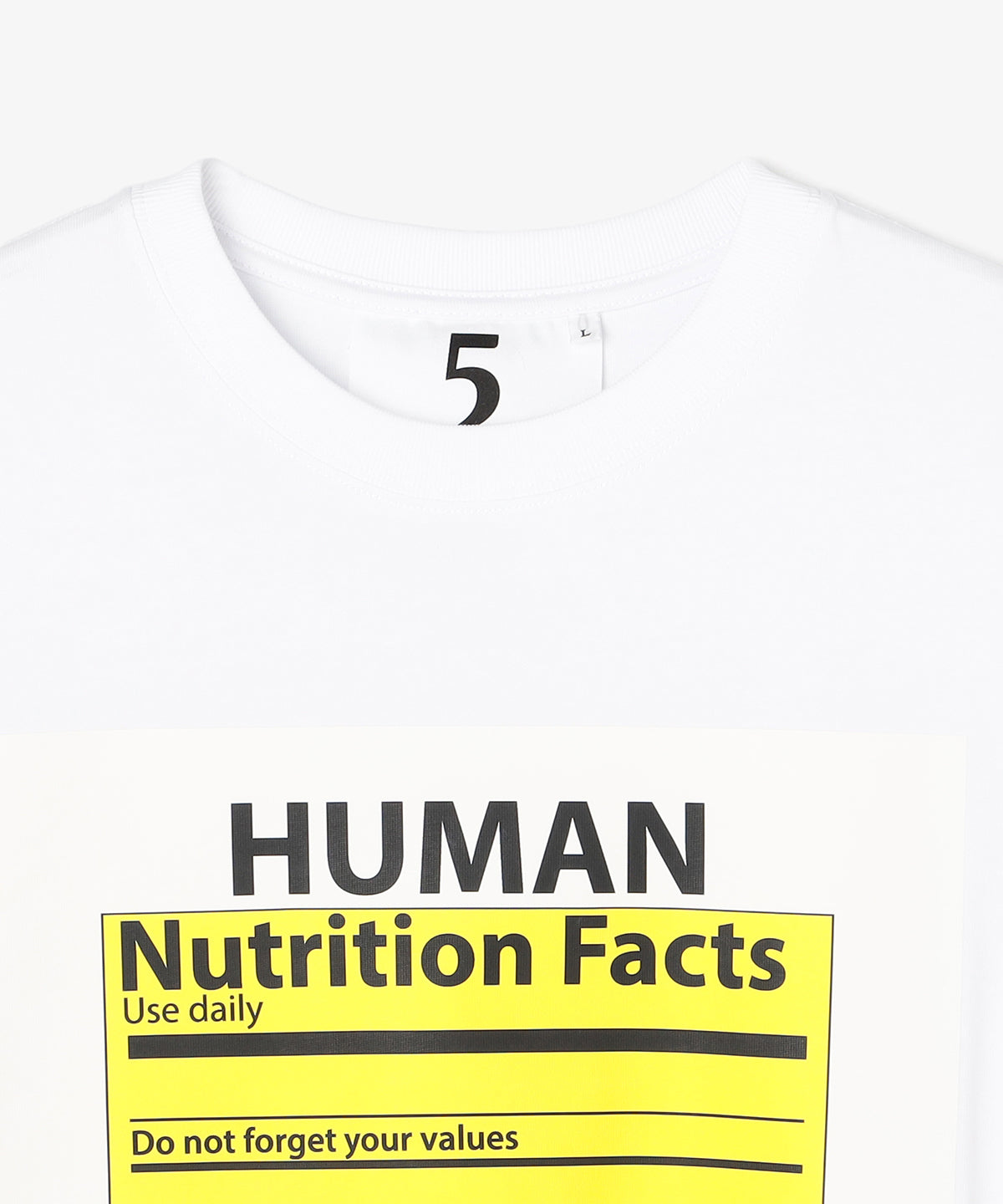 Lunch T-shirts Human WHITE