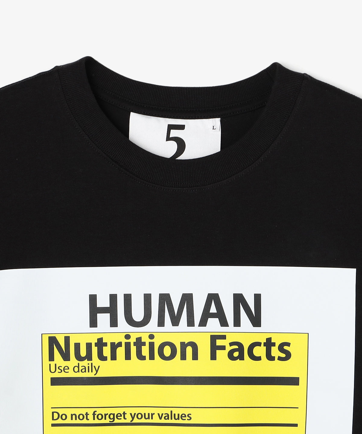 Lunch T-shirts Human BLACK