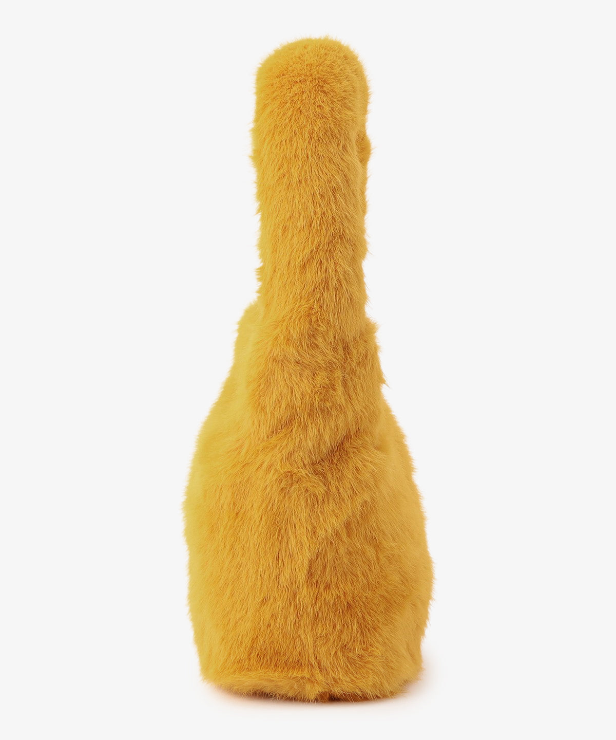 ラウンドハンドルファーバッグ YELLOW