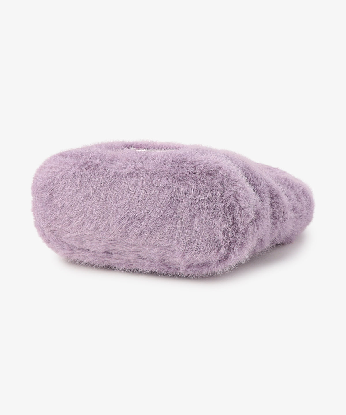 ラウンドハンドルファーバッグ PURPLE