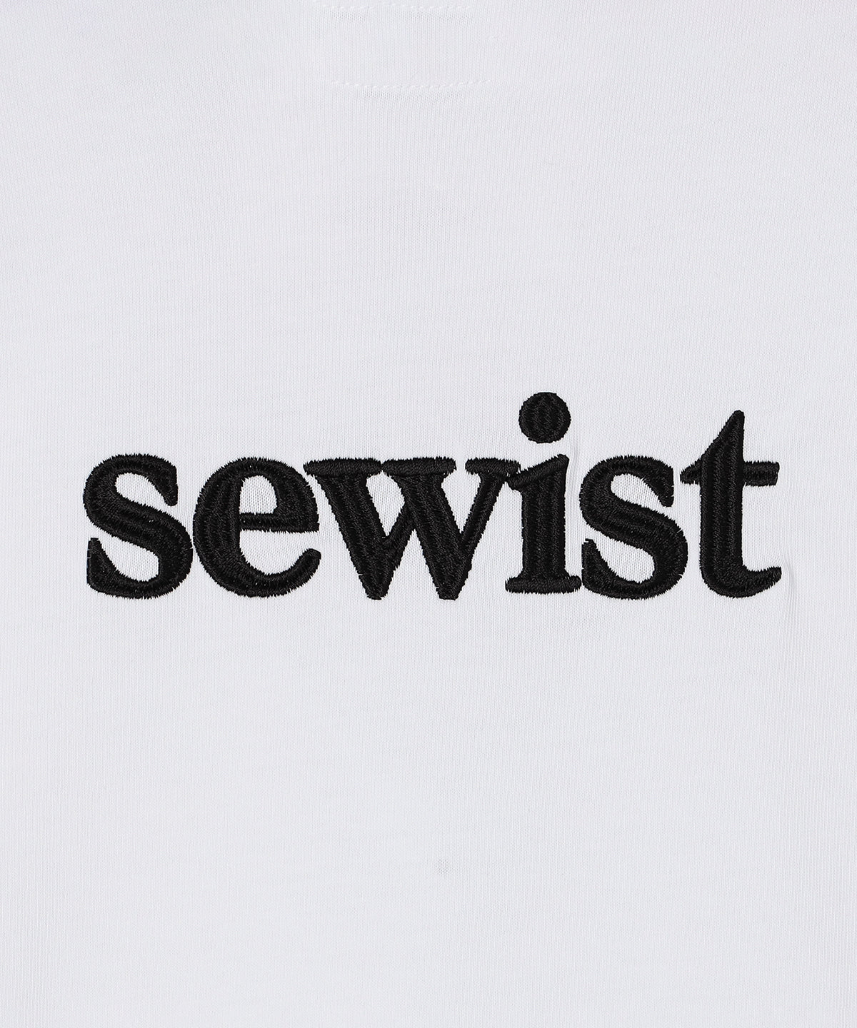 Lunch T-shirts sewist刺繍 WHITE