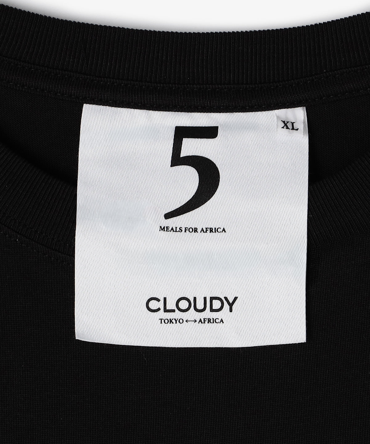 Lunch T-shirts DICEフロッキー BLACK