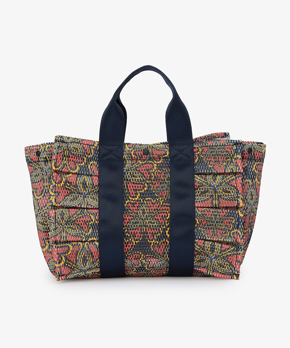 Mesh Frill Bag「心の花」 NAVY