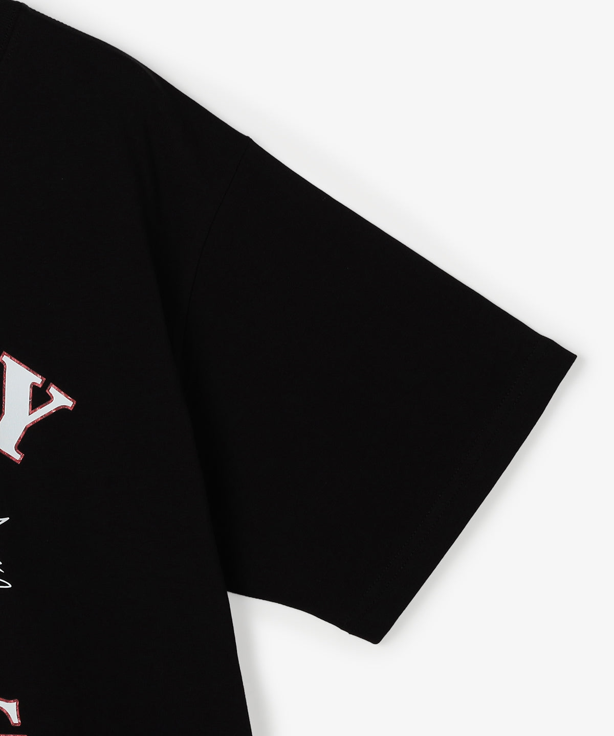 Lunch T-shirts CLOUDY SEWING BLACK