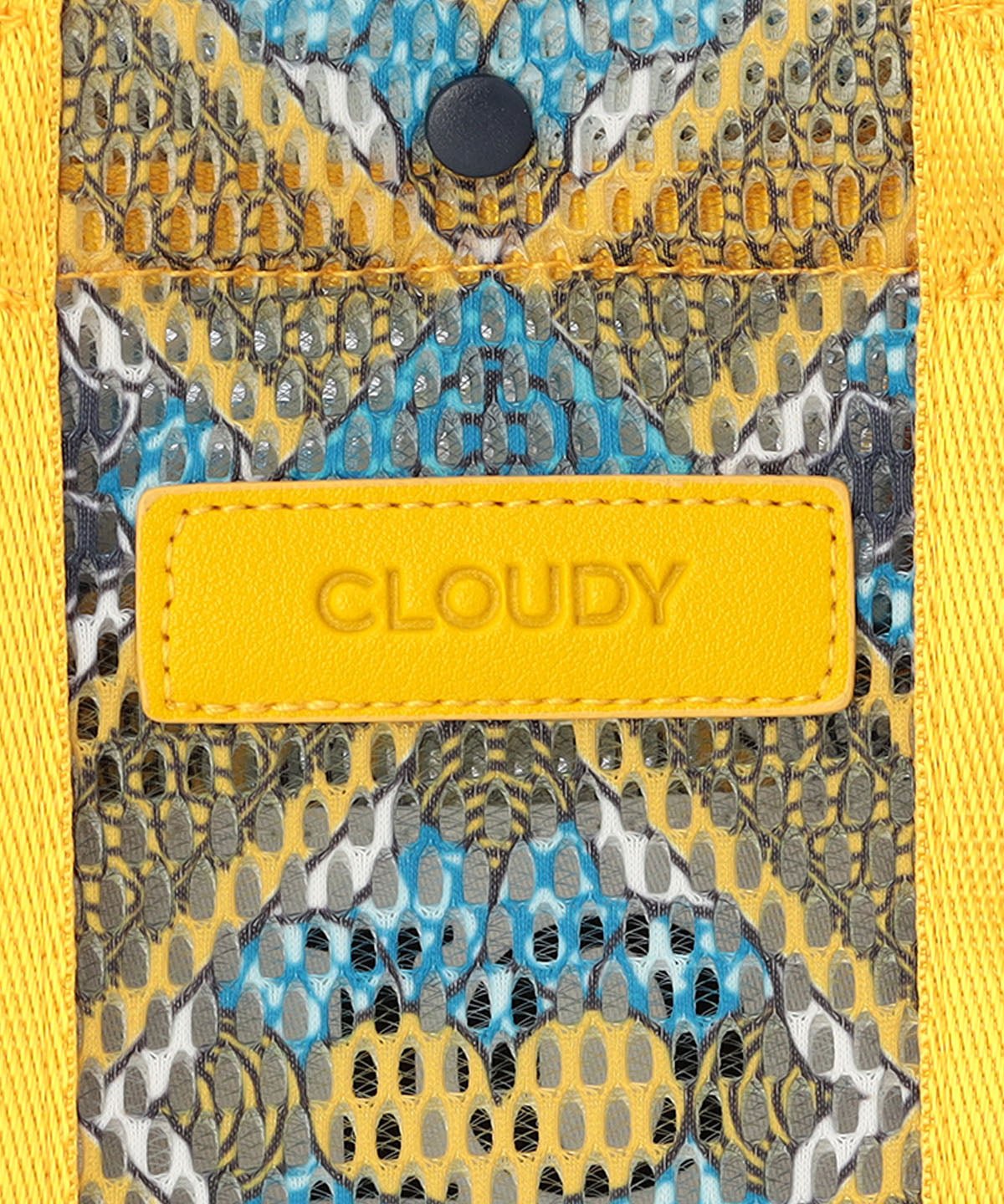 Mesh Frill Bag「LOVE & UNDERSTANDING」 YELLOW