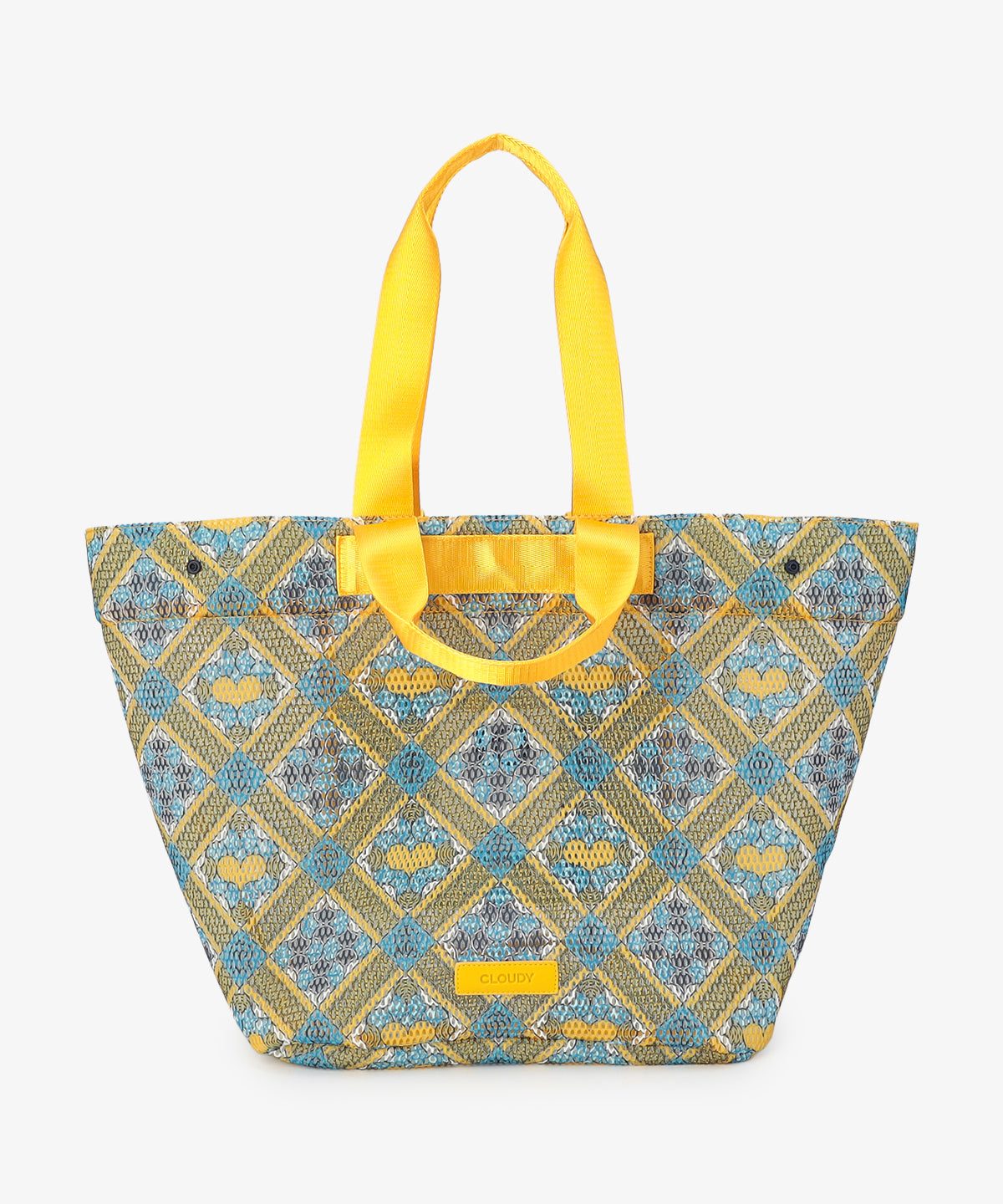 Mesh Tote Bag「LOVE & UNDERSTANDING」 YELLOW
