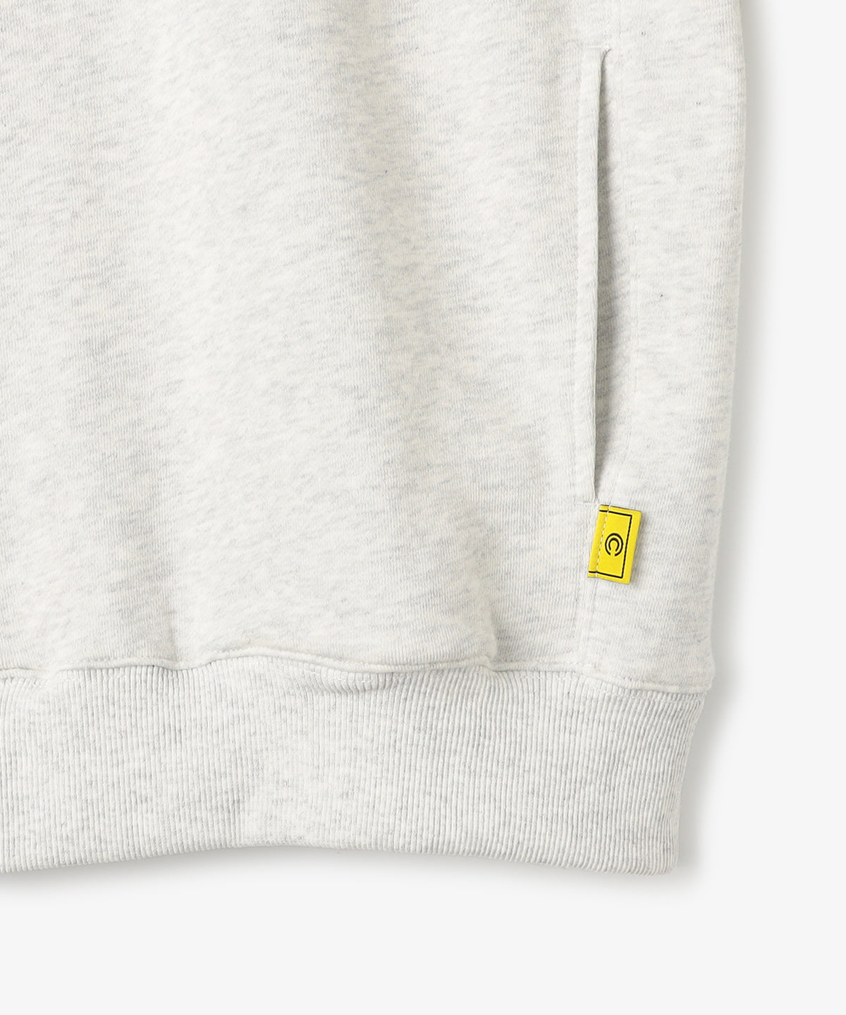 サークルロゴハーフZIPスウェットトップス GRAY