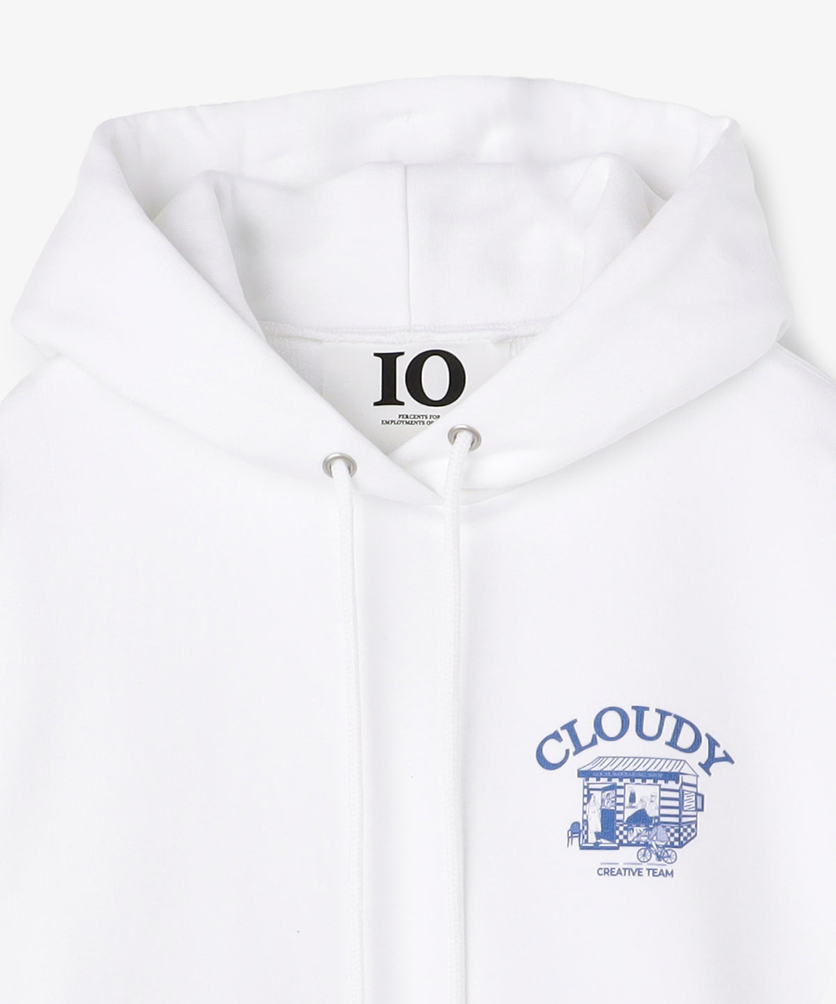 【予約】スウェットパーカー BARBER WHITE