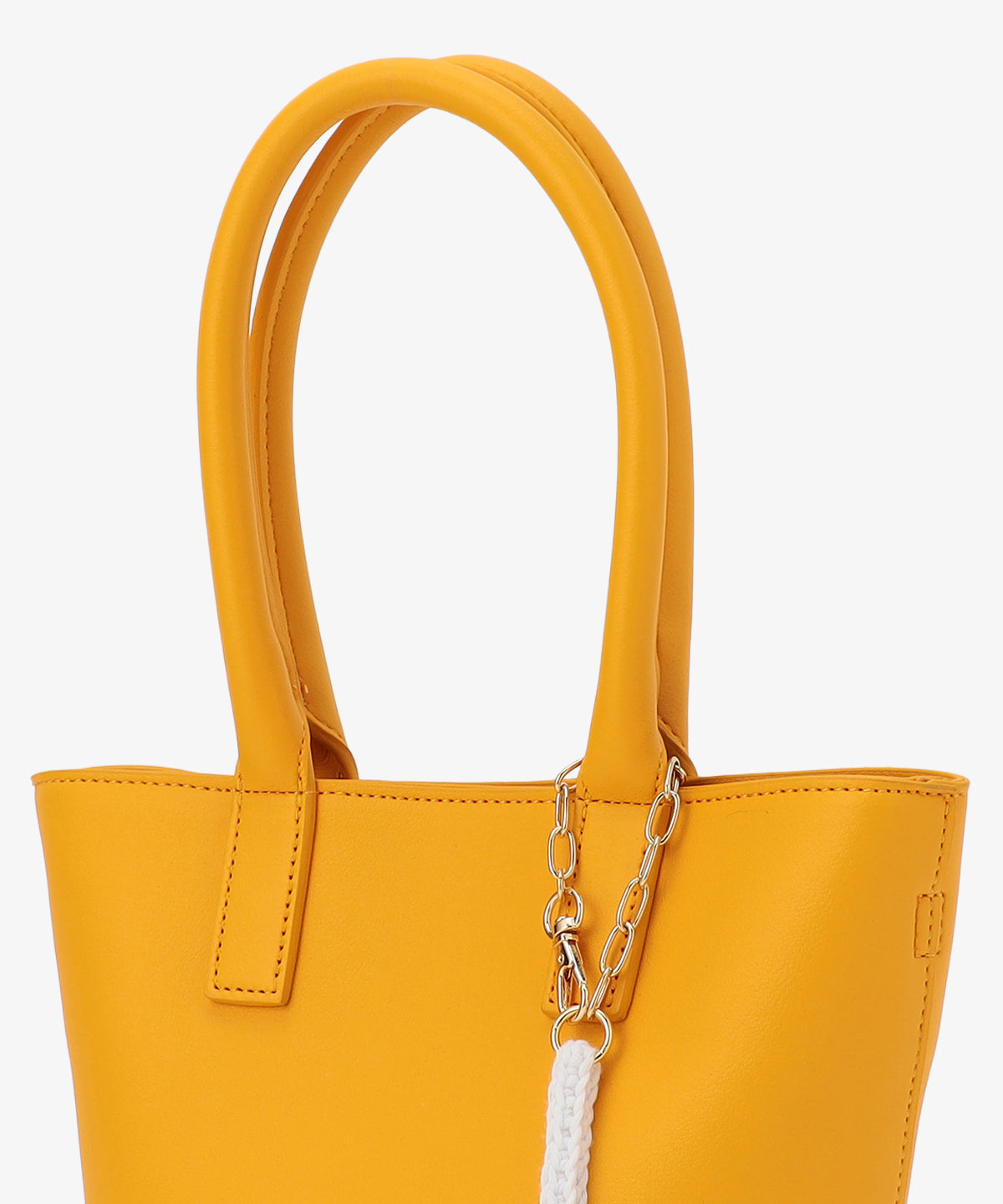 Bloom Leather ミニトート 〜With Algeria Charm〜 YELLOW
