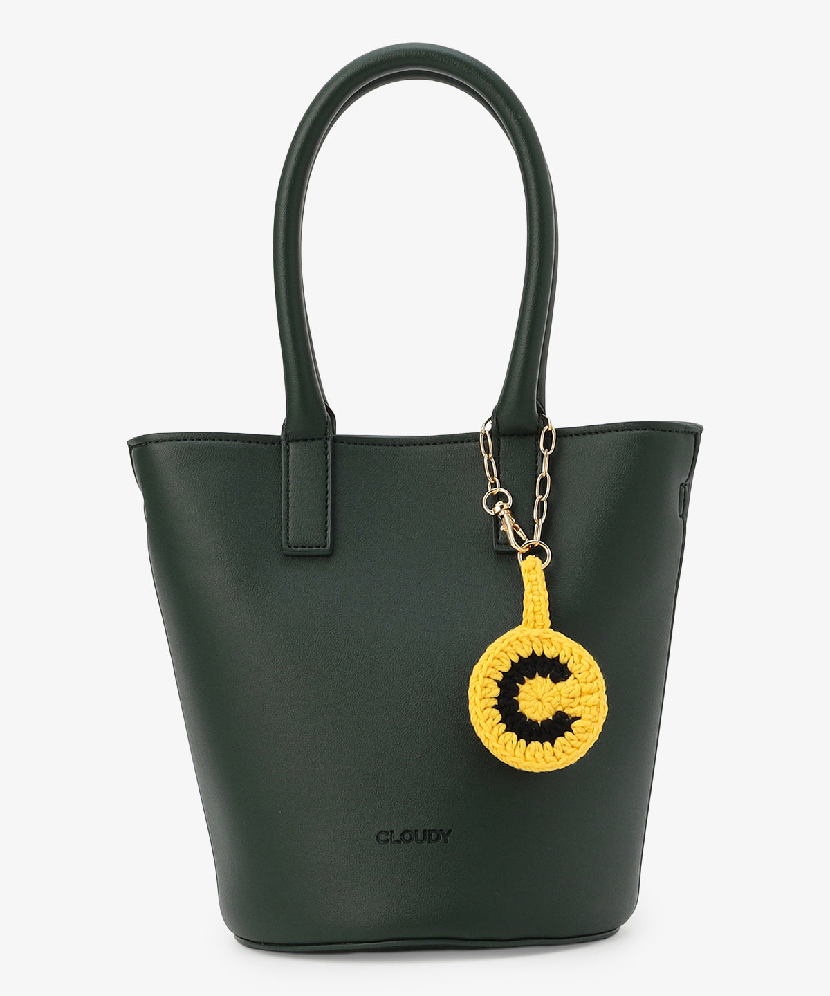 Bloom Leather ミニトート 〜With Algeria Charm〜 GREEN