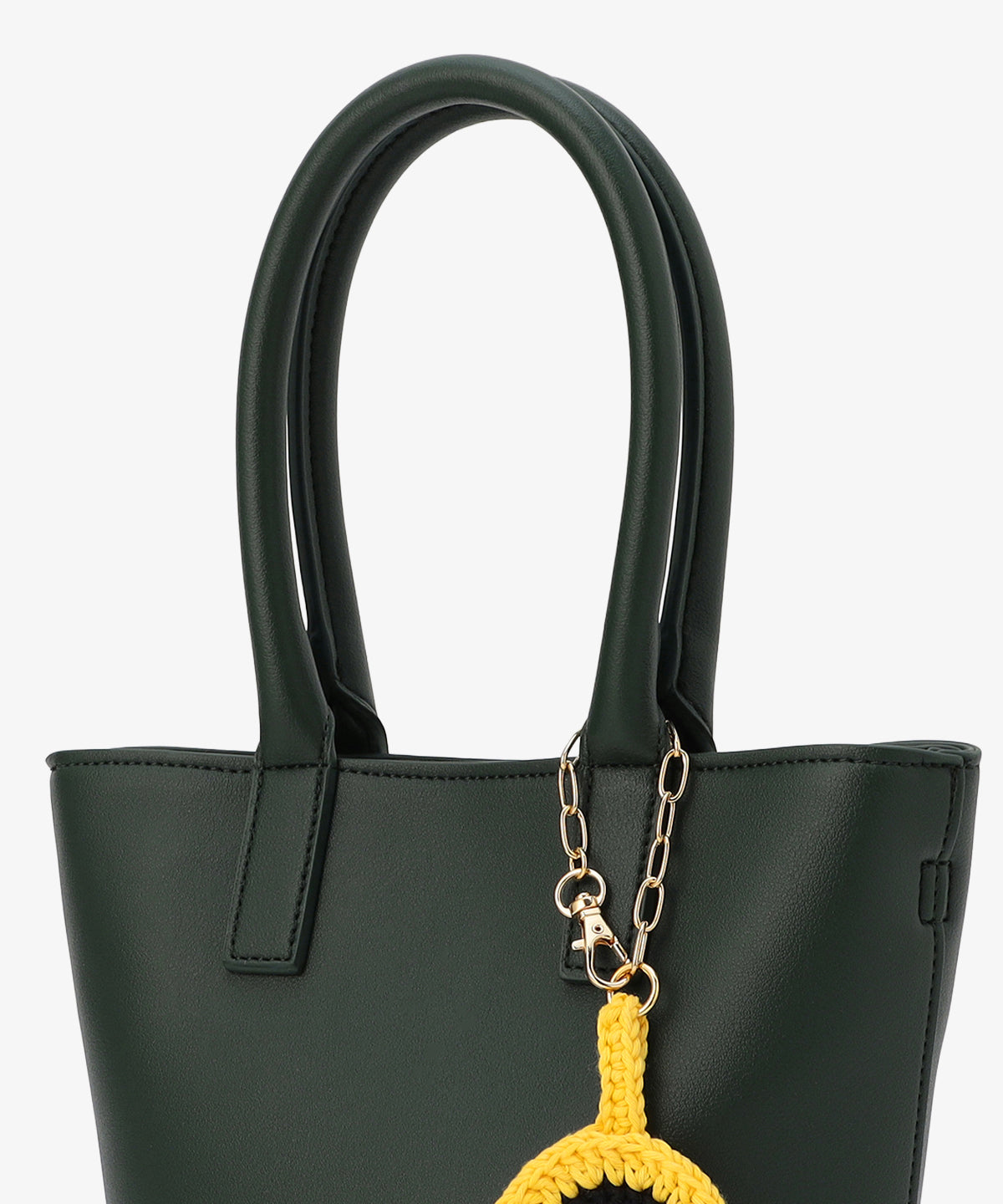 Bloom Leather ミニトート 〜With Algeria Charm〜 GREEN
