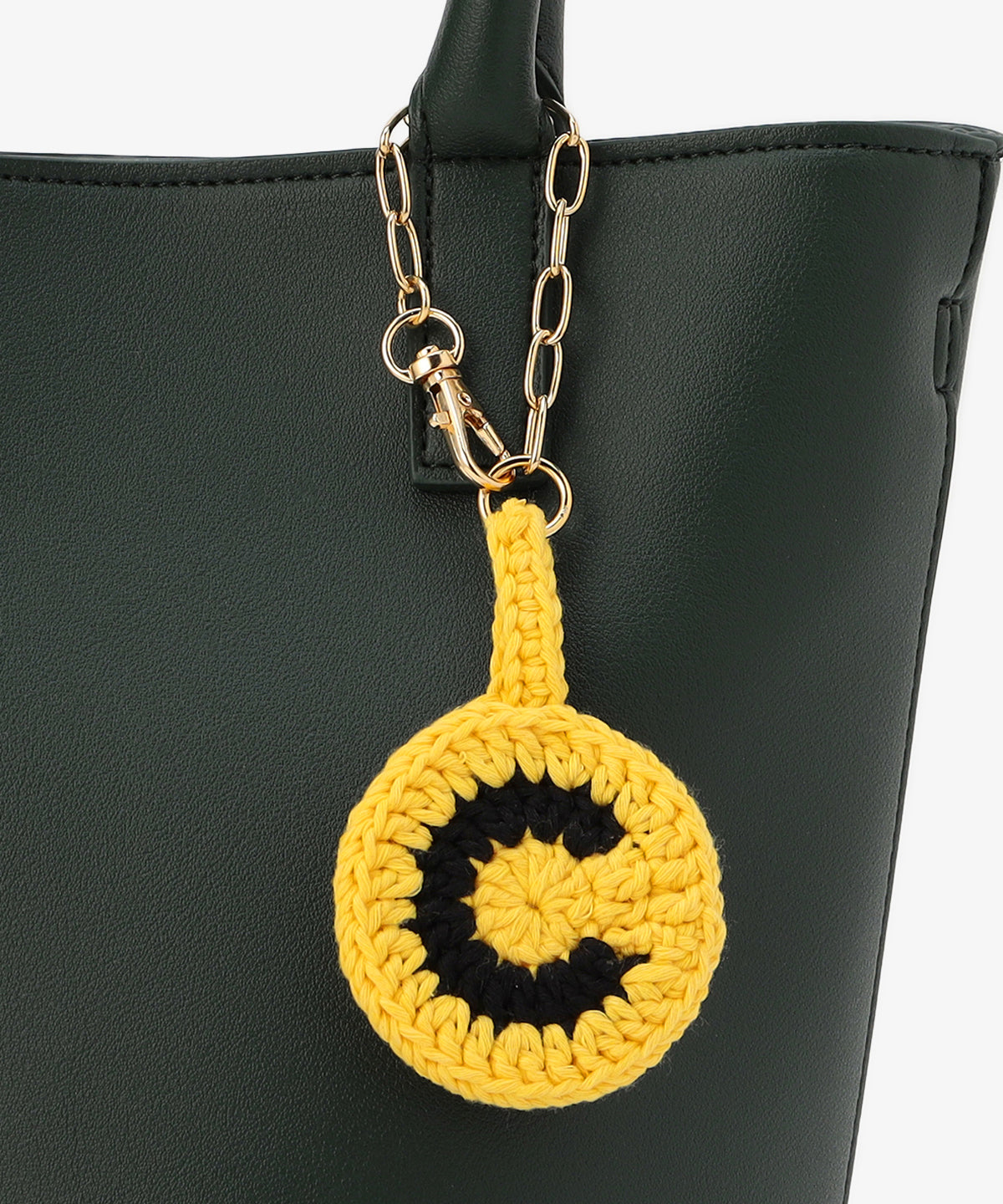 Bloom Leather ミニトート 〜With Algeria Charm〜 GREEN