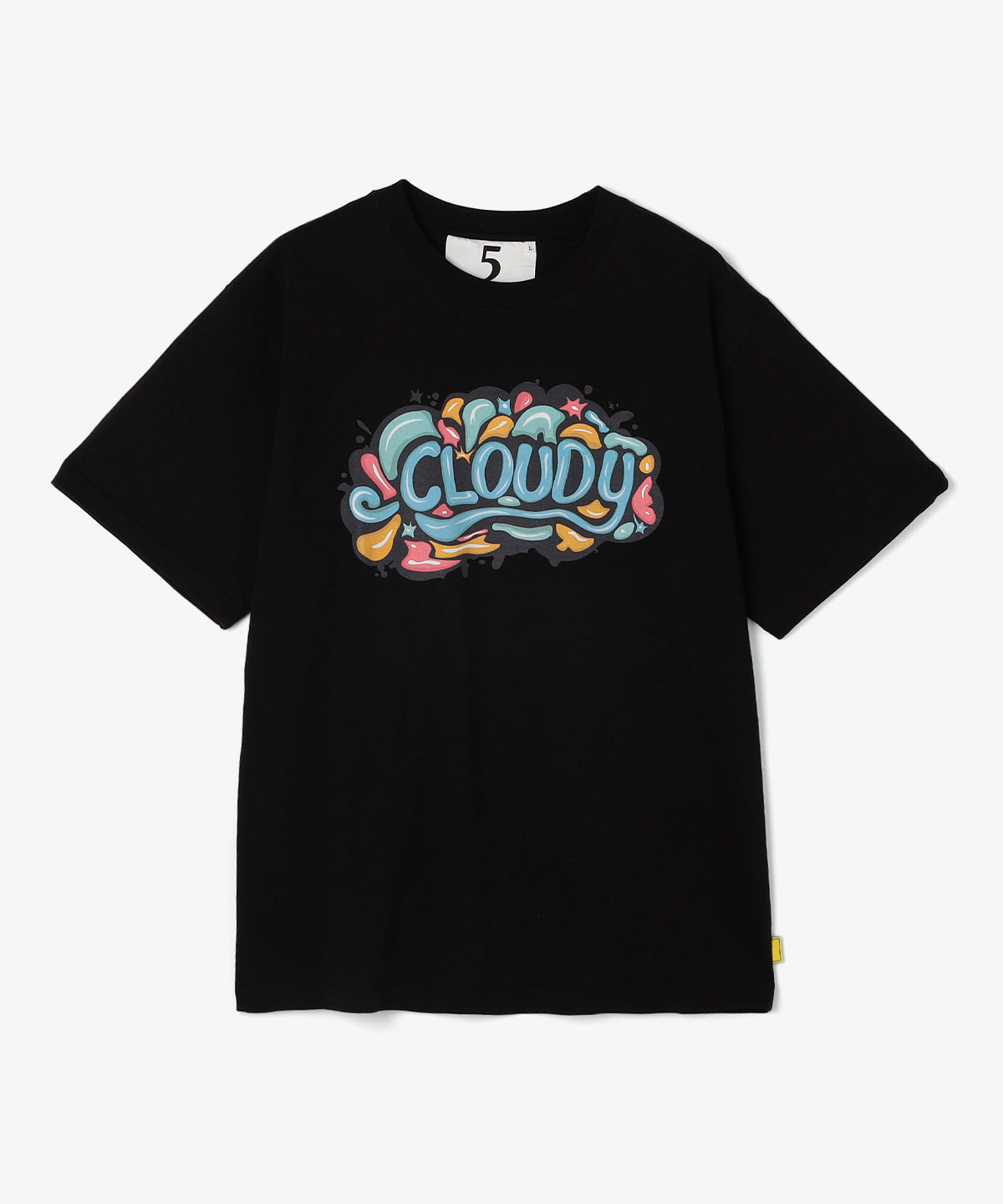 Lunch T-shirts CLOUDY GRAFFITI BLACK