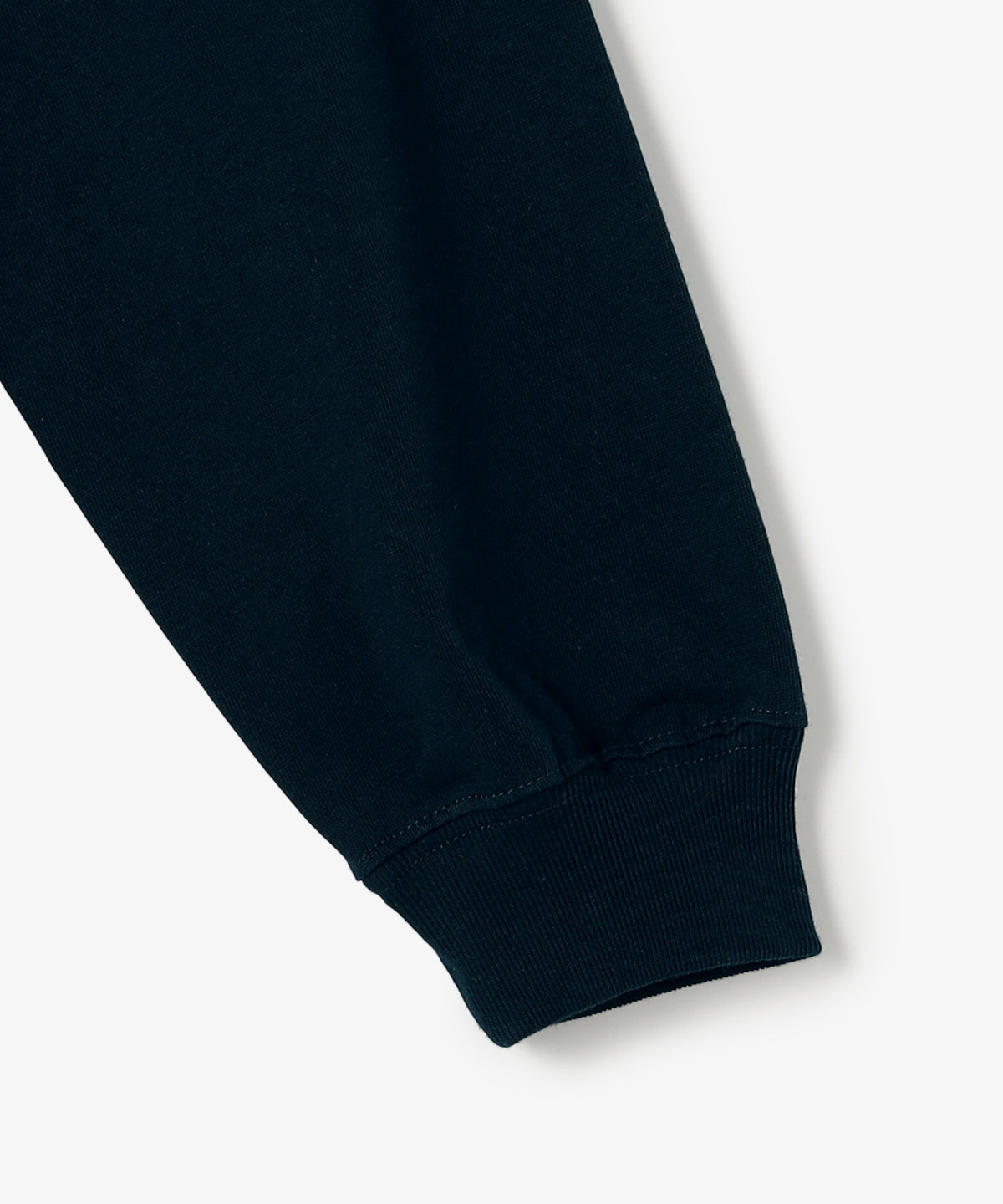 The University. カレッジロゴ ロンT NAVY