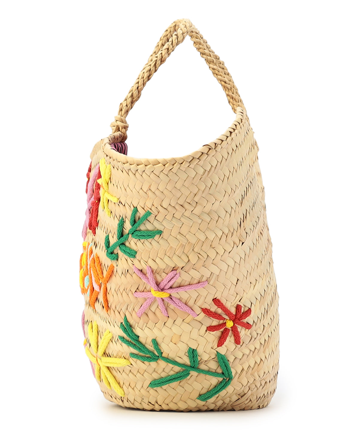 刺繍 Doum Basket ORANGE