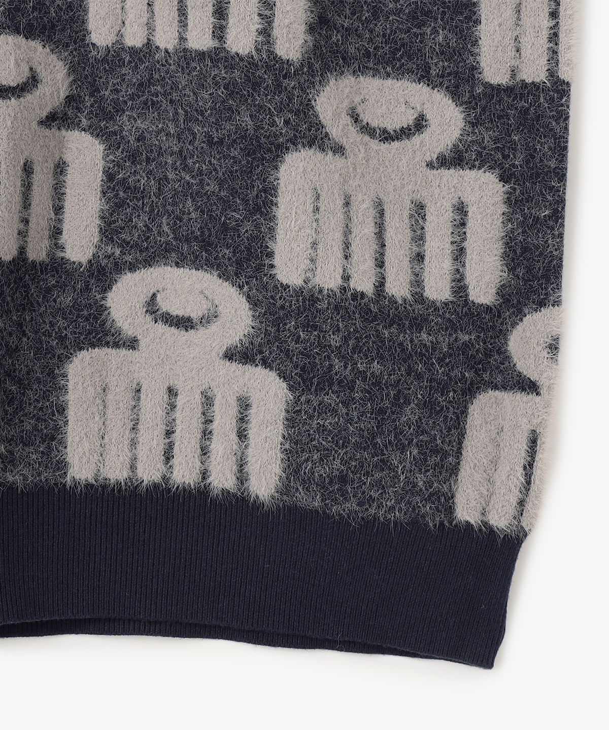 フェザーニット DUAFE NAVY