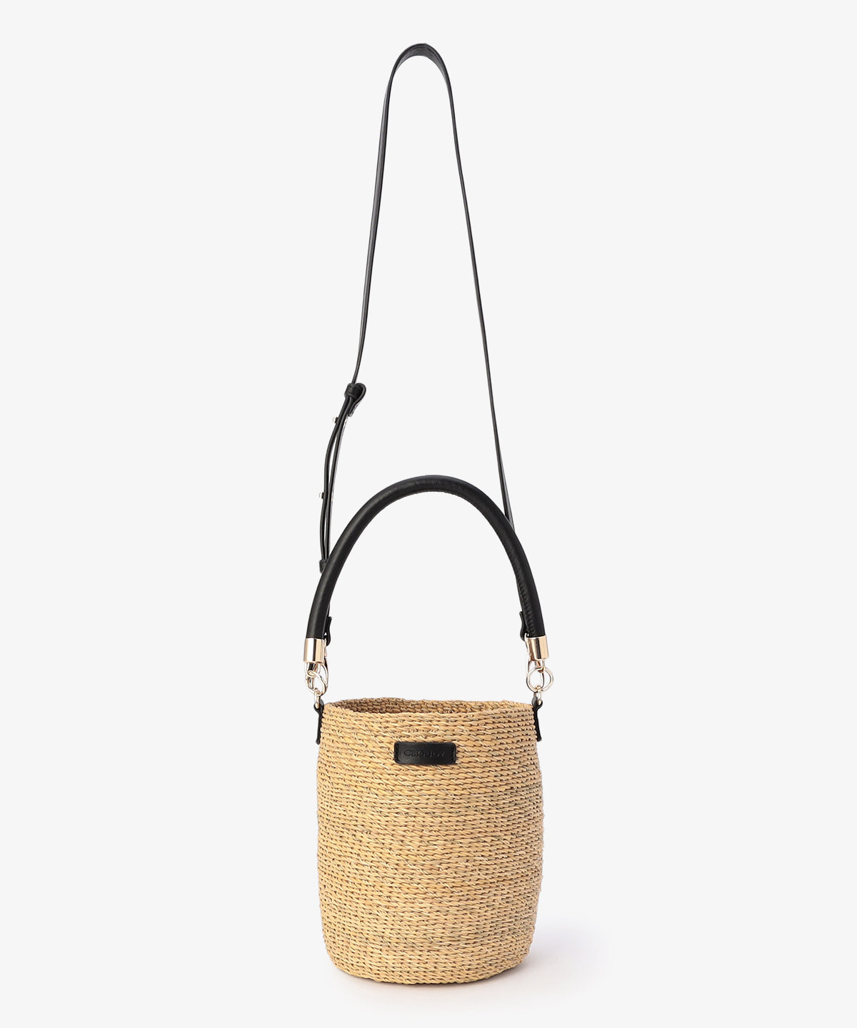 2way Hundle Tube Basket BLACK/NATURAL
