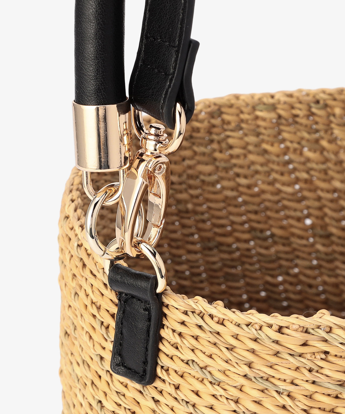 2way Hundle Tube Basket BLACK/NATURAL