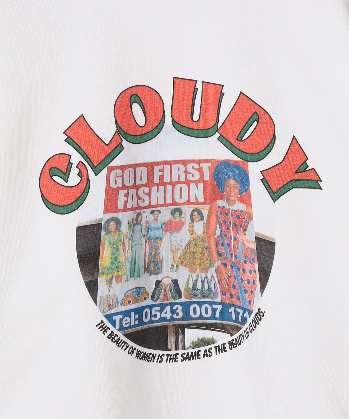 【予約:11月下旬発送予定】スウェットシャツ SIGNBOARD WHITE