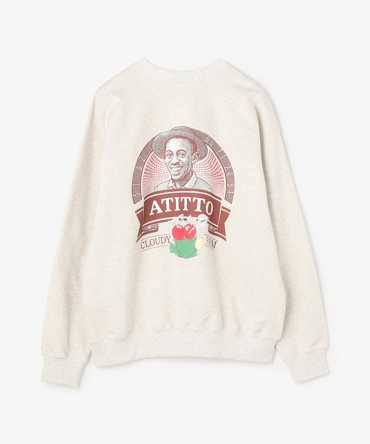 【予約:11月下旬発送予定】スウェットシャツ Atitto GRAY