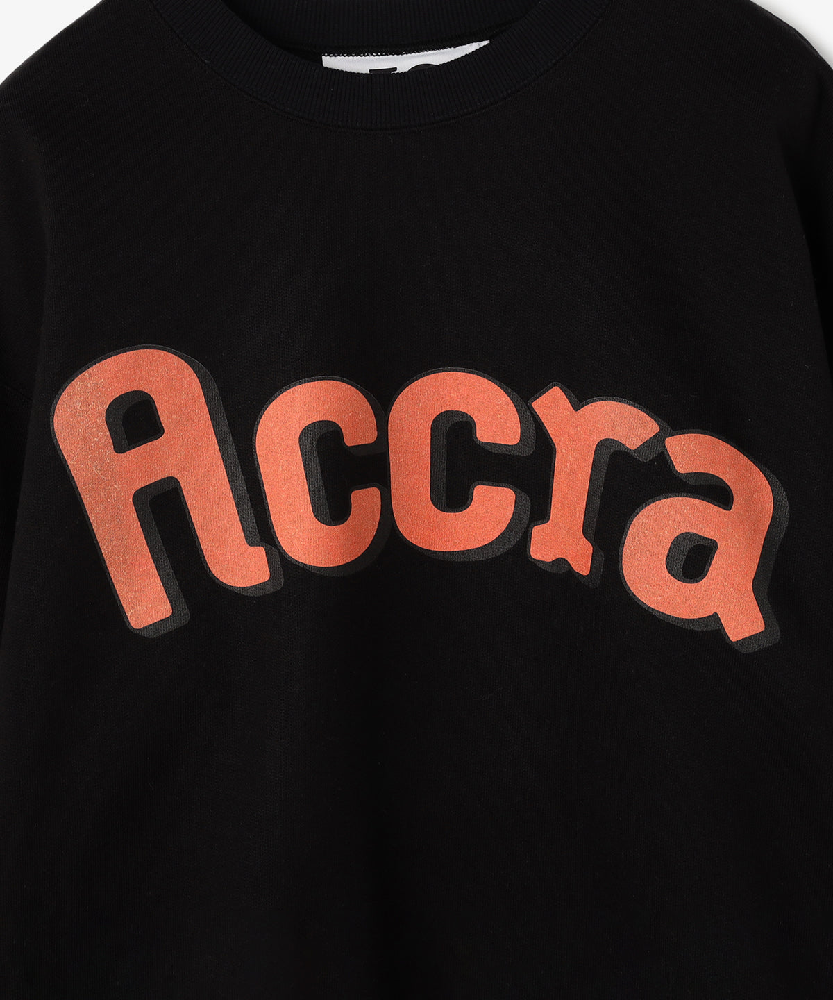 【予約:11月下旬発送予定】スウェットシャツ Accra BLACK