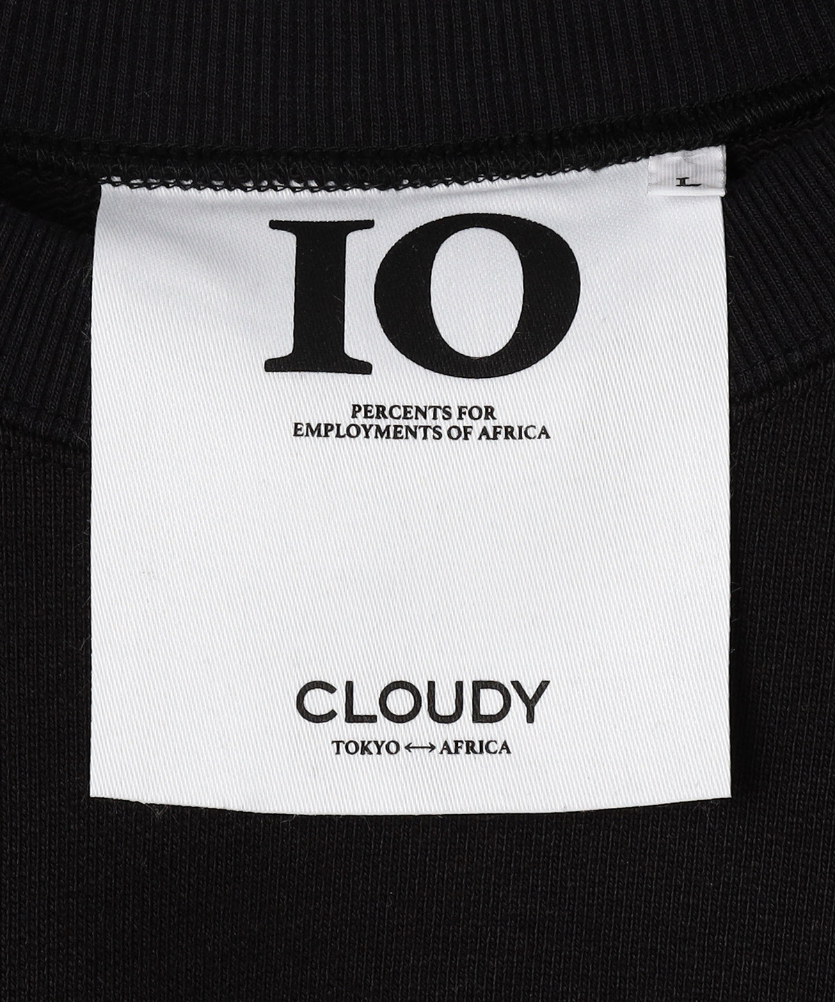 【予約:11月下旬発送予定】スウェットシャツ Accra BLACK