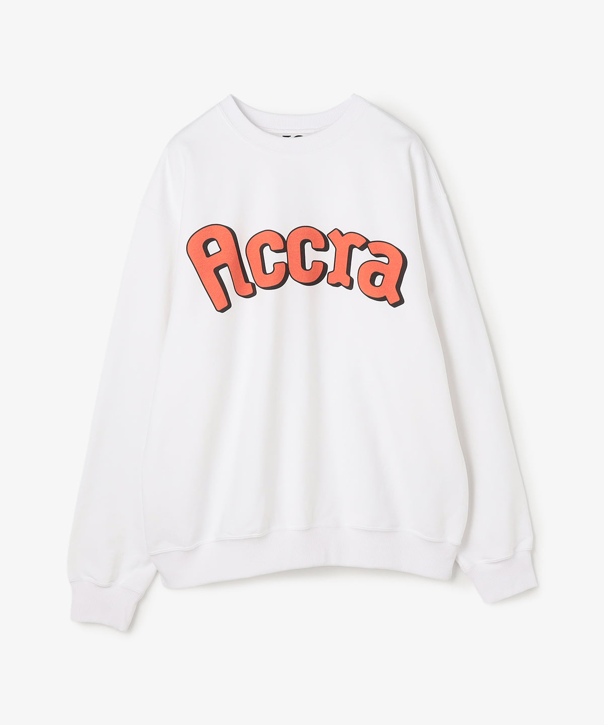 【予約:11月下旬発送予定】スウェットシャツ Accra WHITE
