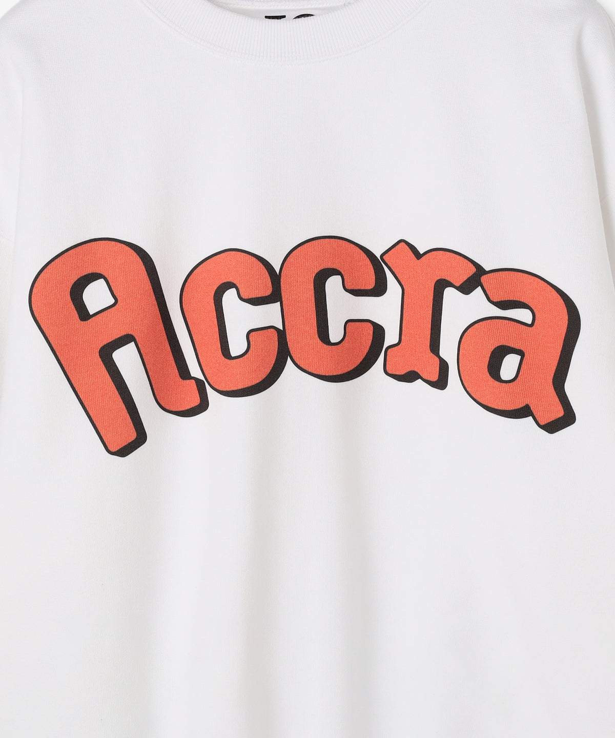 【予約:11月下旬発送予定】スウェットシャツ Accra WHITE