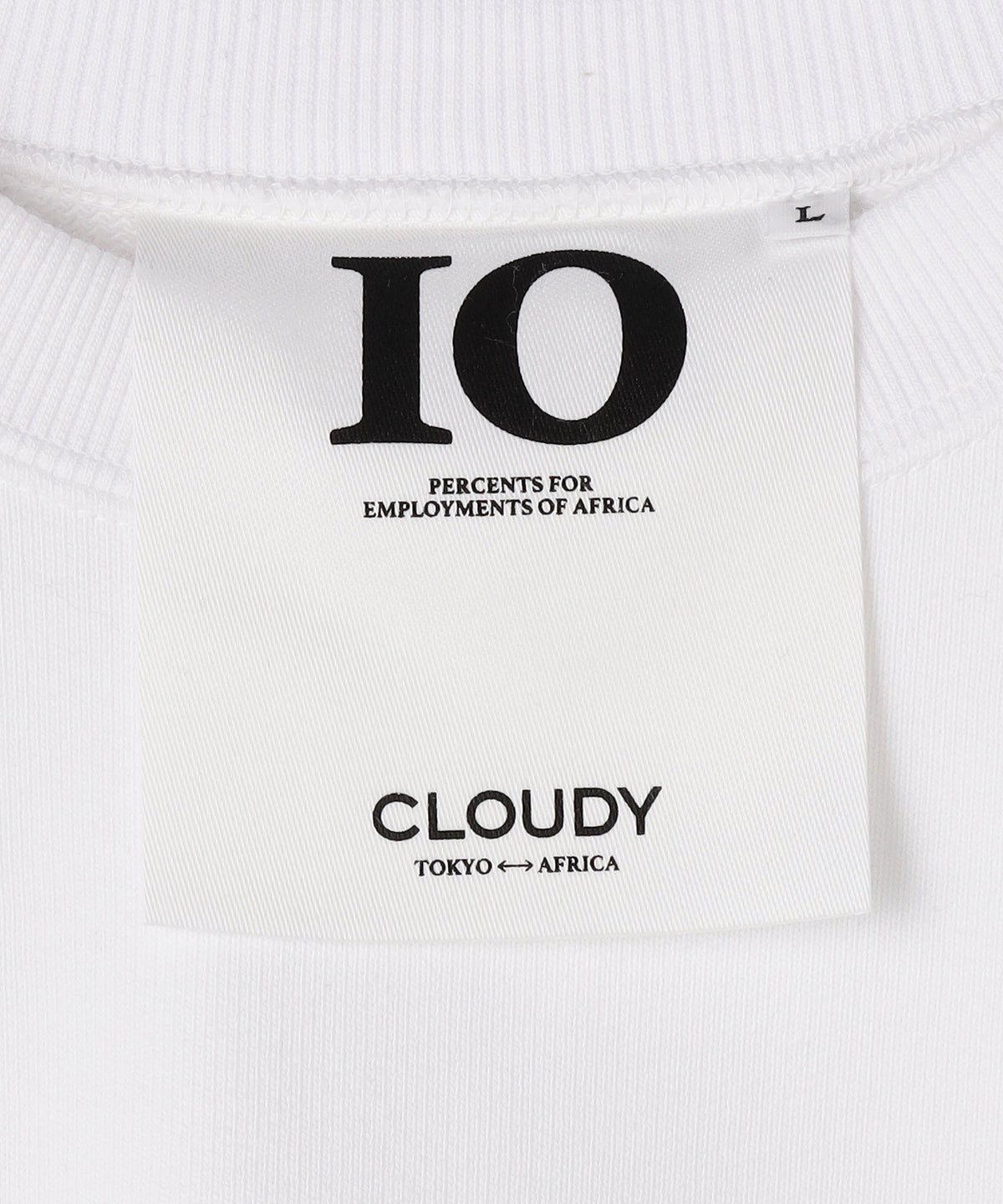 【予約:11月下旬発送予定】スウェットシャツ Accra WHITE