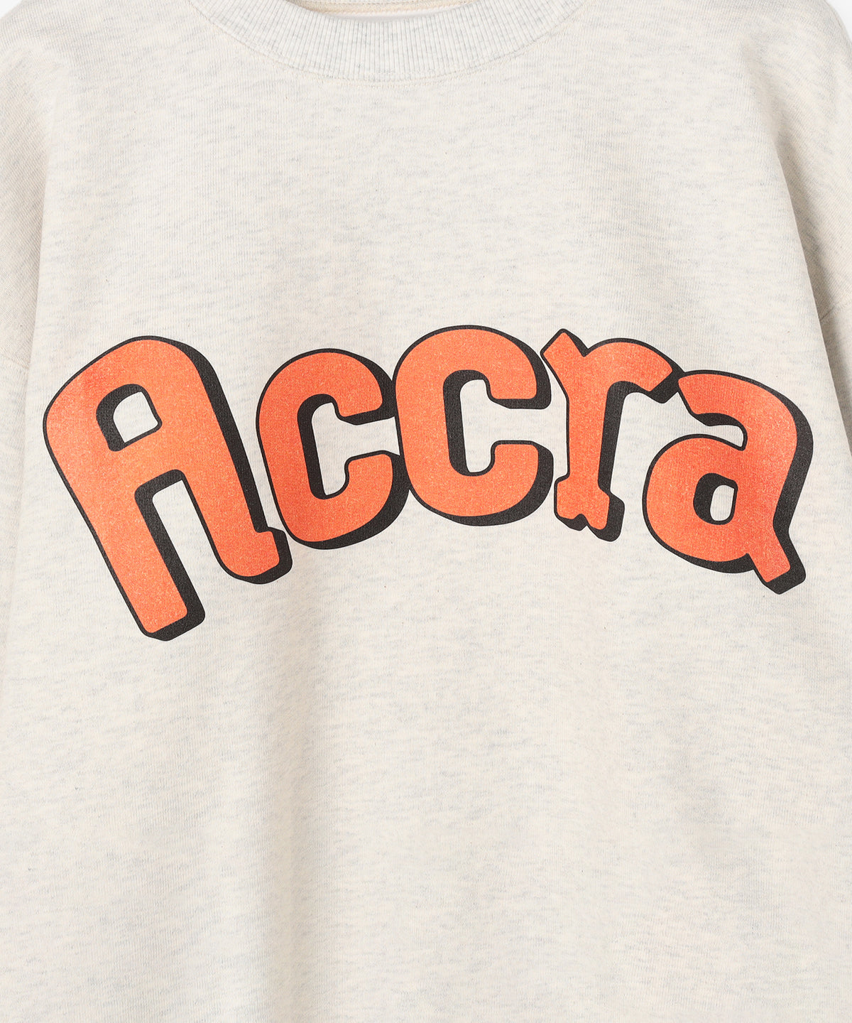 【予約:11月下旬発送予定】スウェットシャツ Accra GRAY