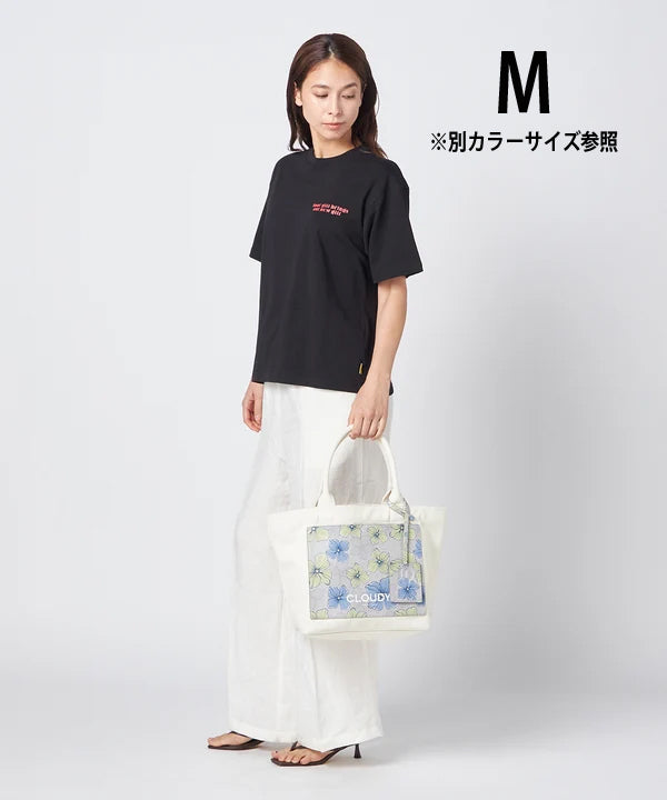 キャンバストートバッグ BLACK×BLACK(S / M / Lサイズ)