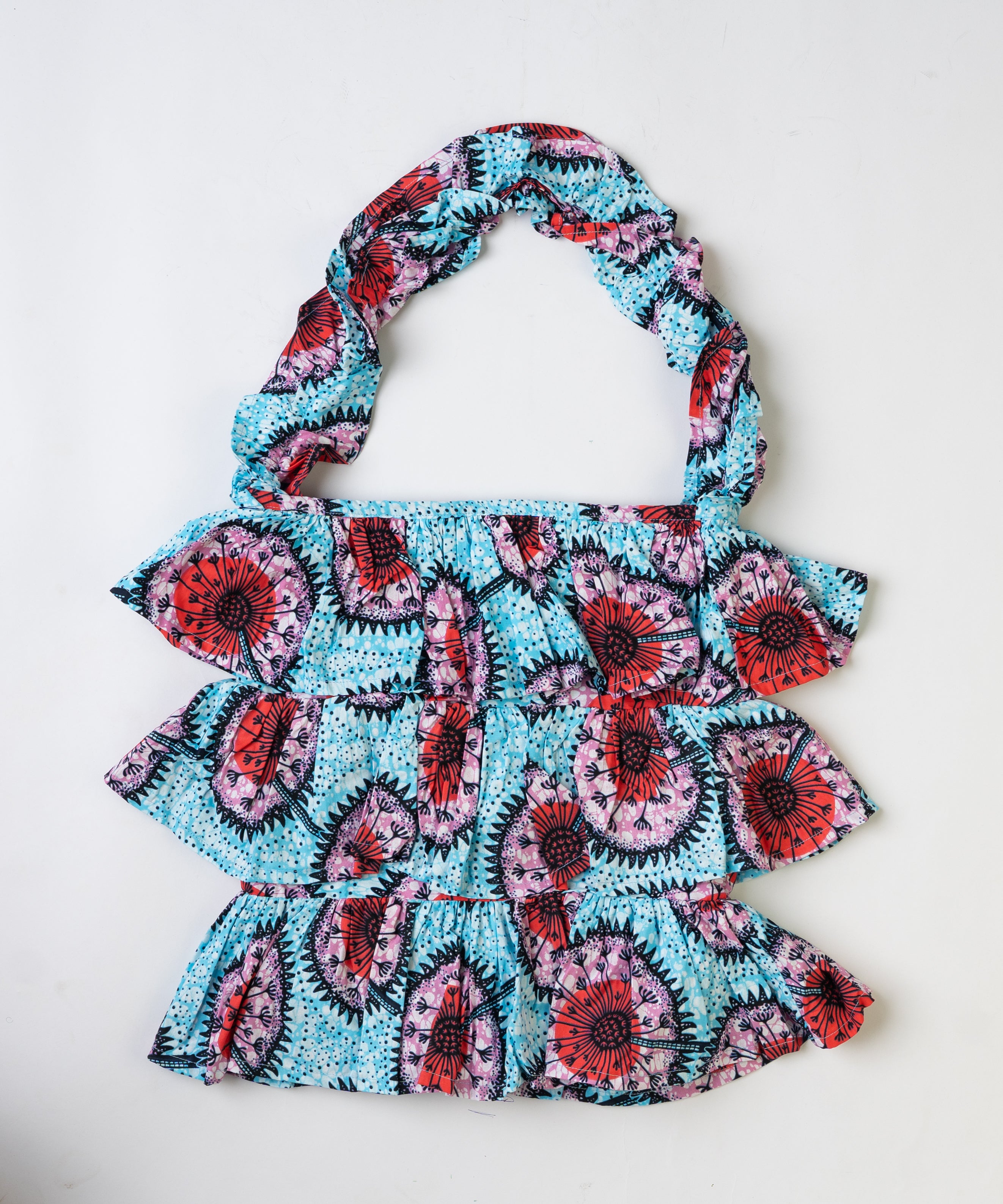 Kitenge Frill Shoulder Bag 299