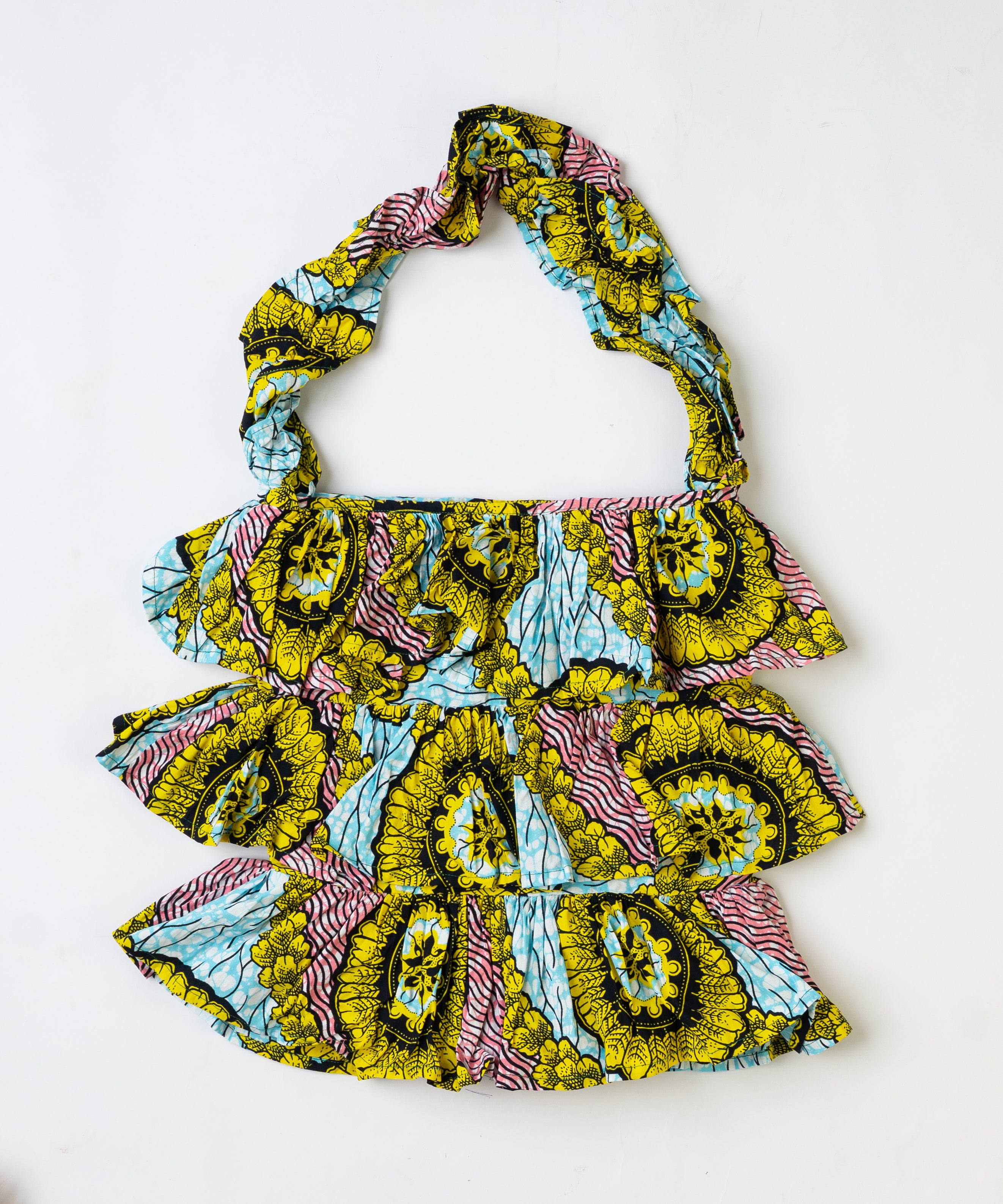 Kitenge Frill Shoulder Bag 286