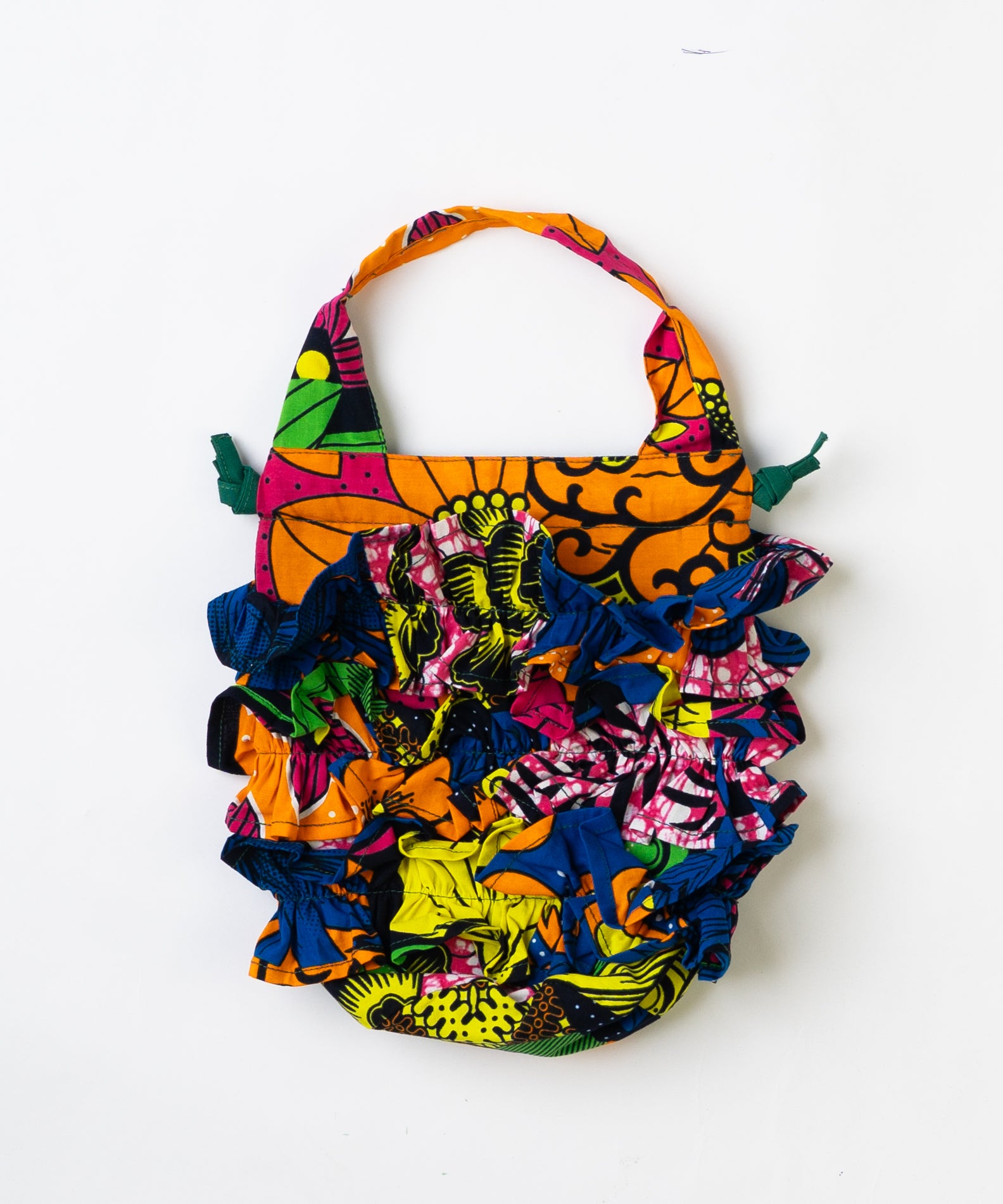 Frills Tube Drawstring Bag 082