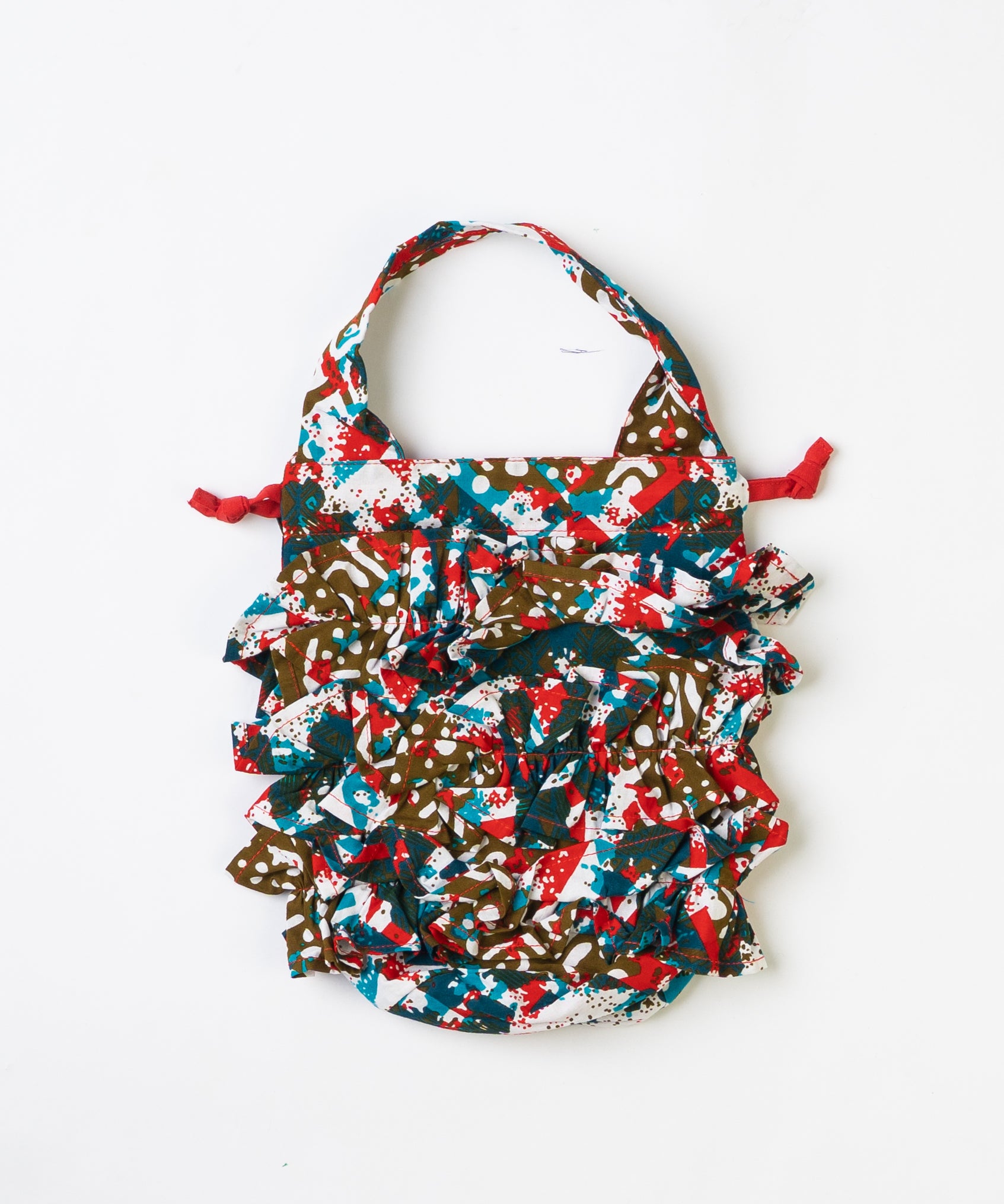 Frills Tube Drawstring Bag 071