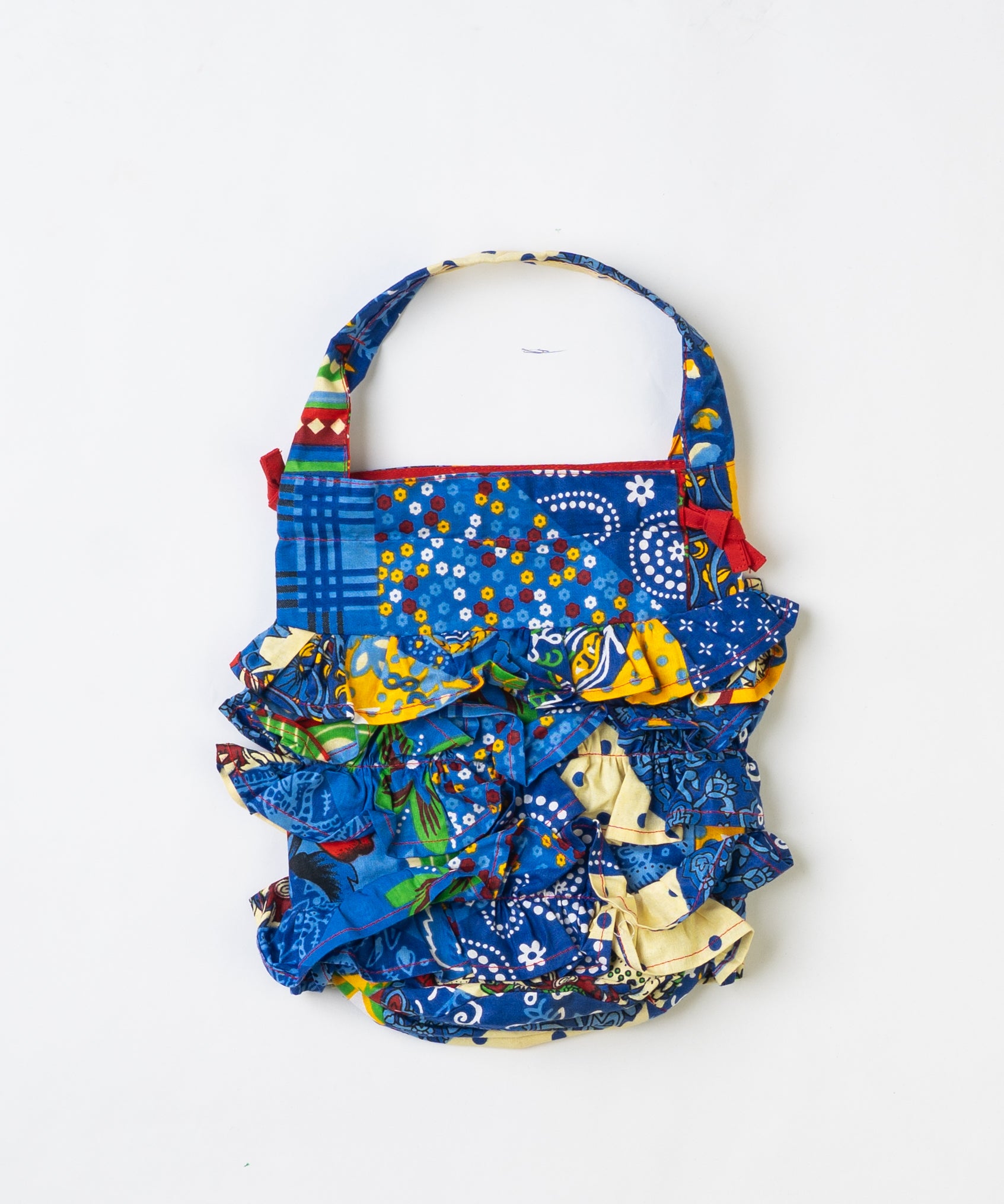 Frills Tube Drawstring Bag 072