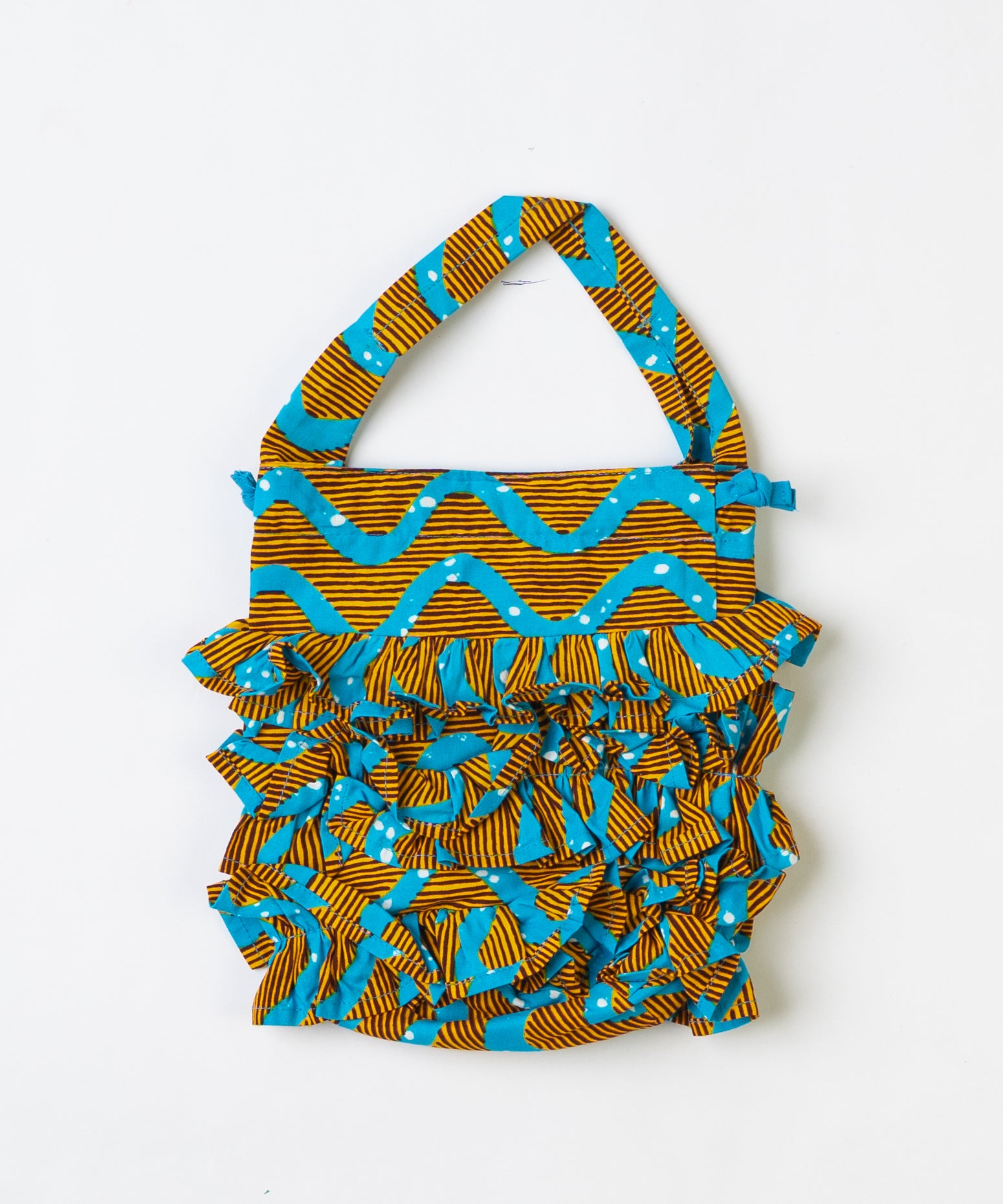 Frills Tube Drawstring Bag079