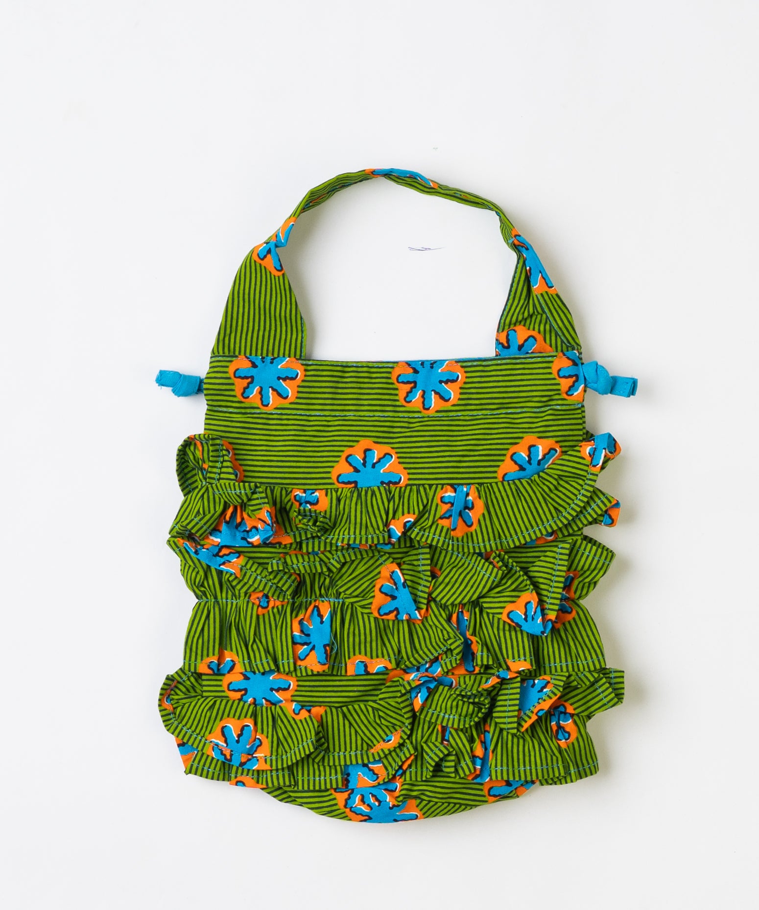 Frills Tube Drawstring Bag 080