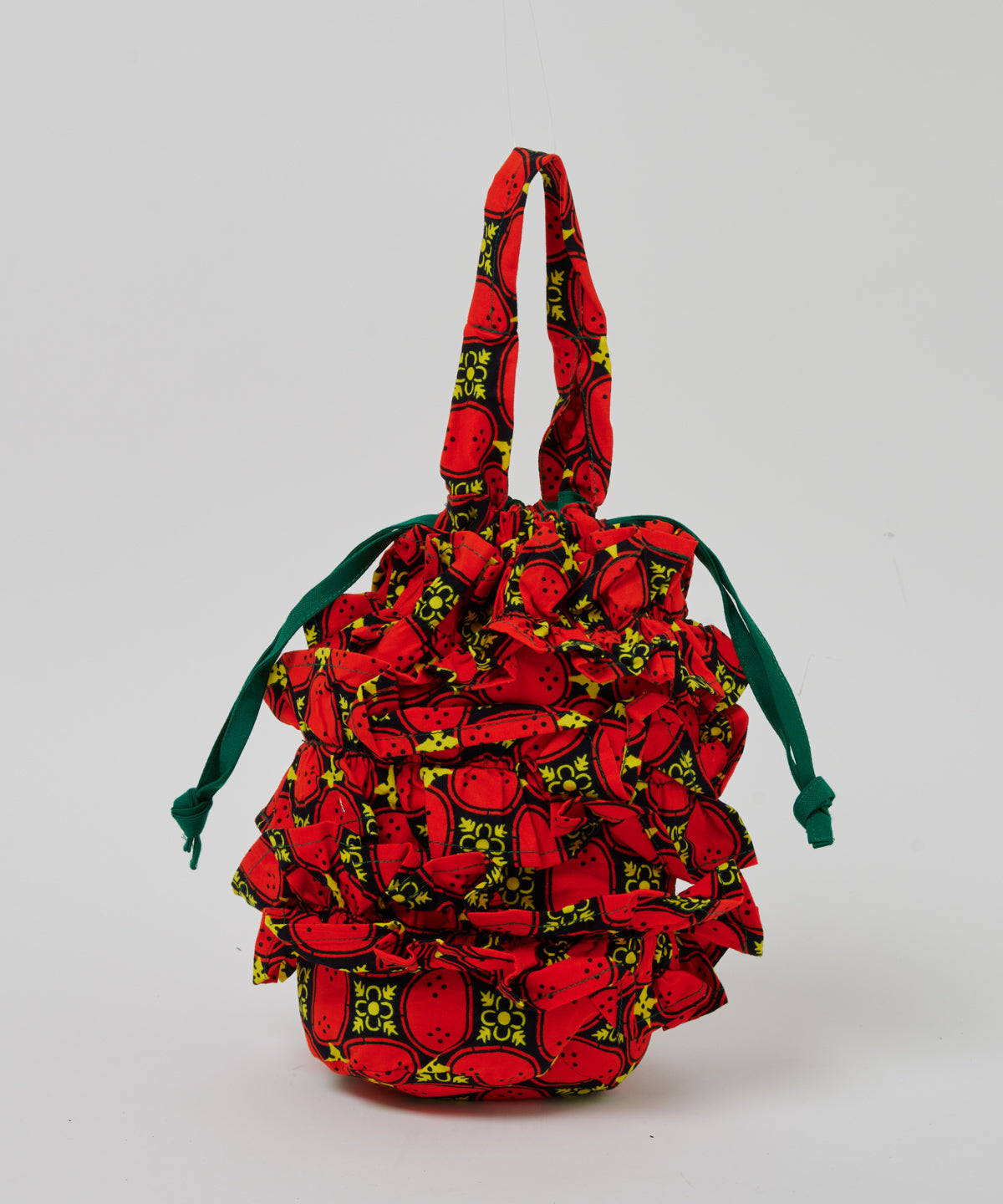 Frills Tube Drawstring Bag 084