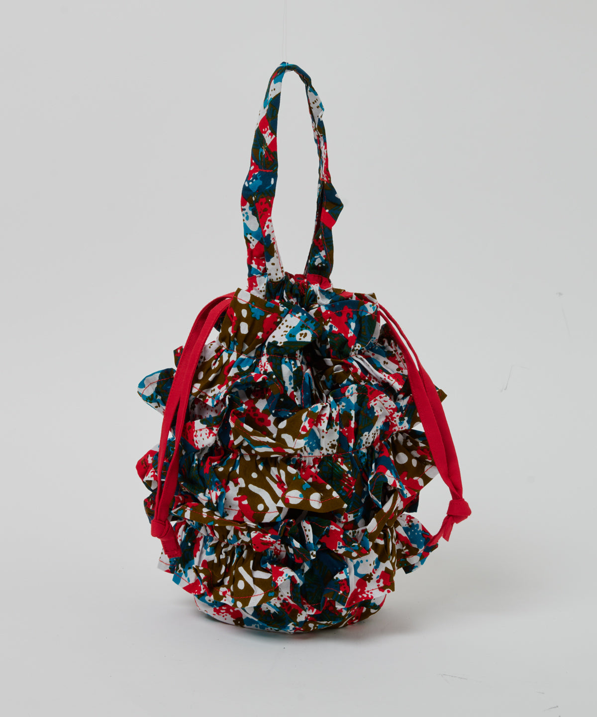 Frills Tube Drawstring Bag 071