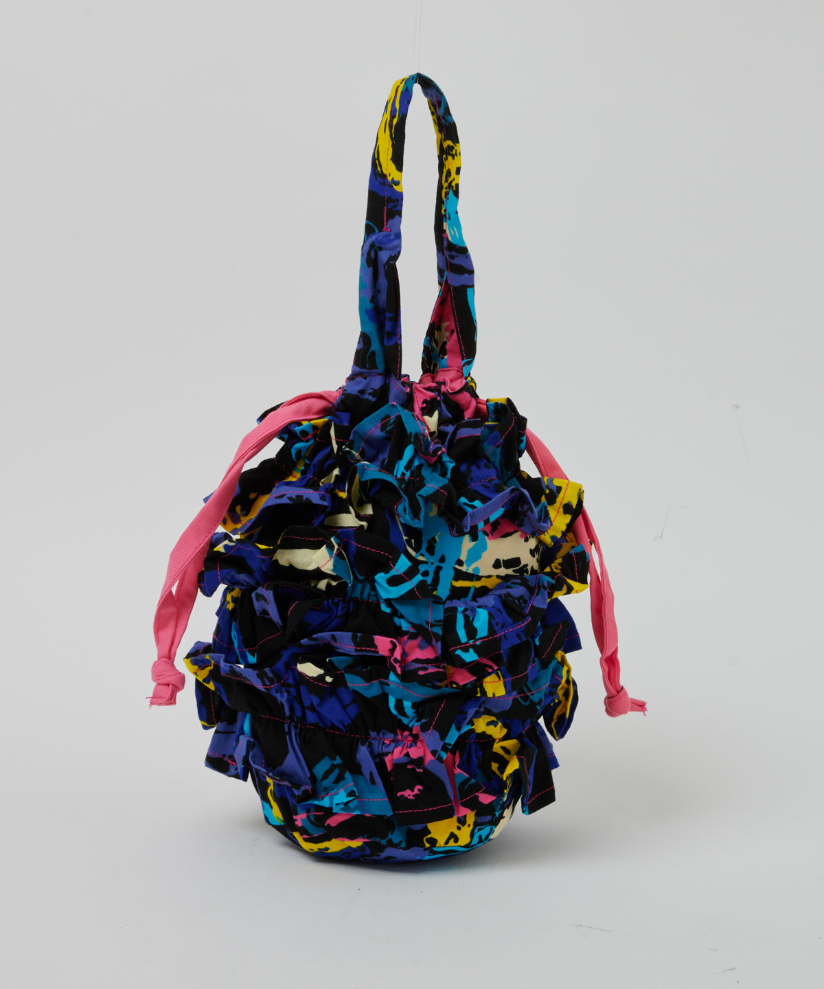 Frills Tube Drawstring Bag 085